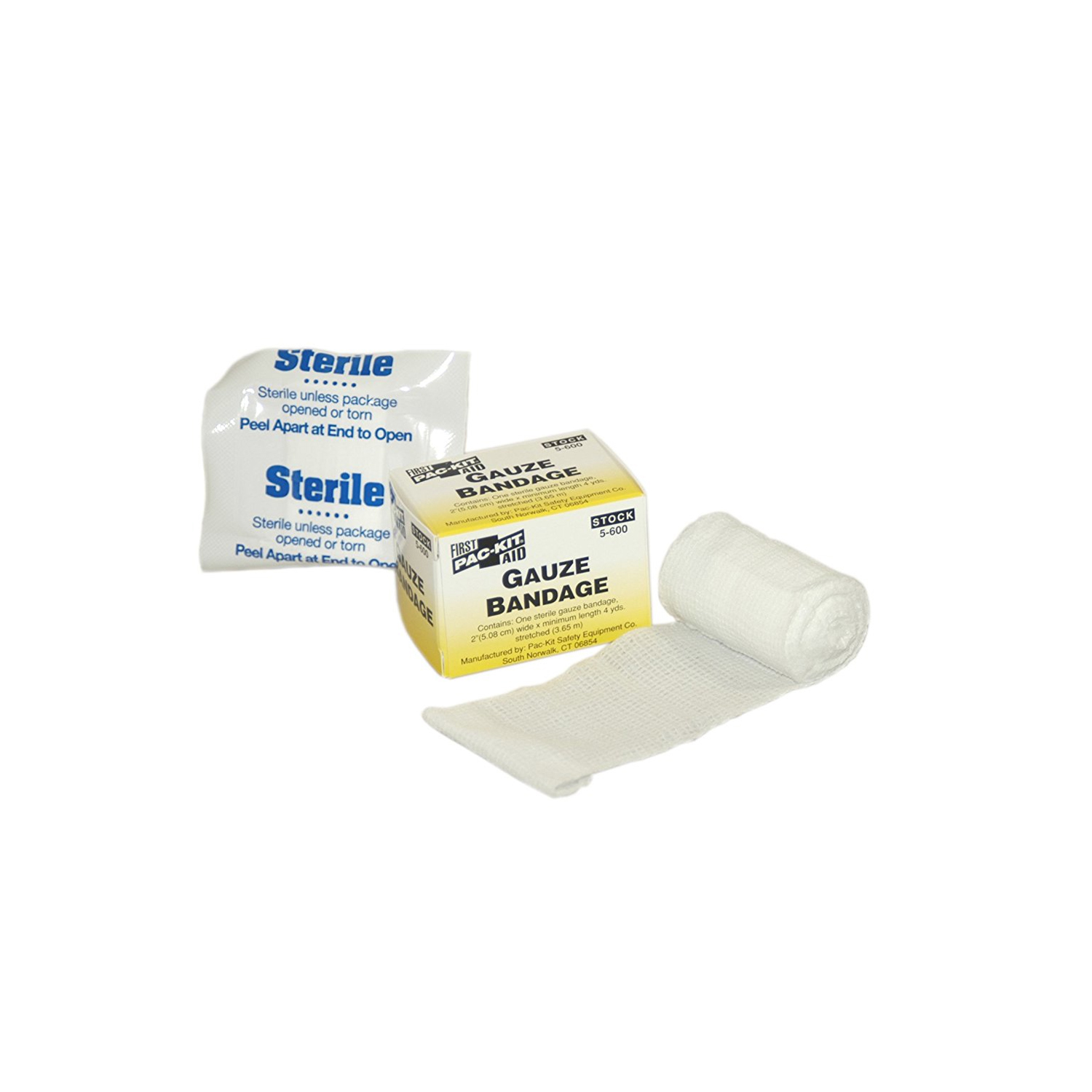 FIRST AID ONLY/ACME UNITED WOUND CARE Sterile Stretch Gauze, 2"x4yd, 1/bx (DROP SHIP ONLY - $150 Minimum Order) First Aid Only/Acme United Corporation 5-600