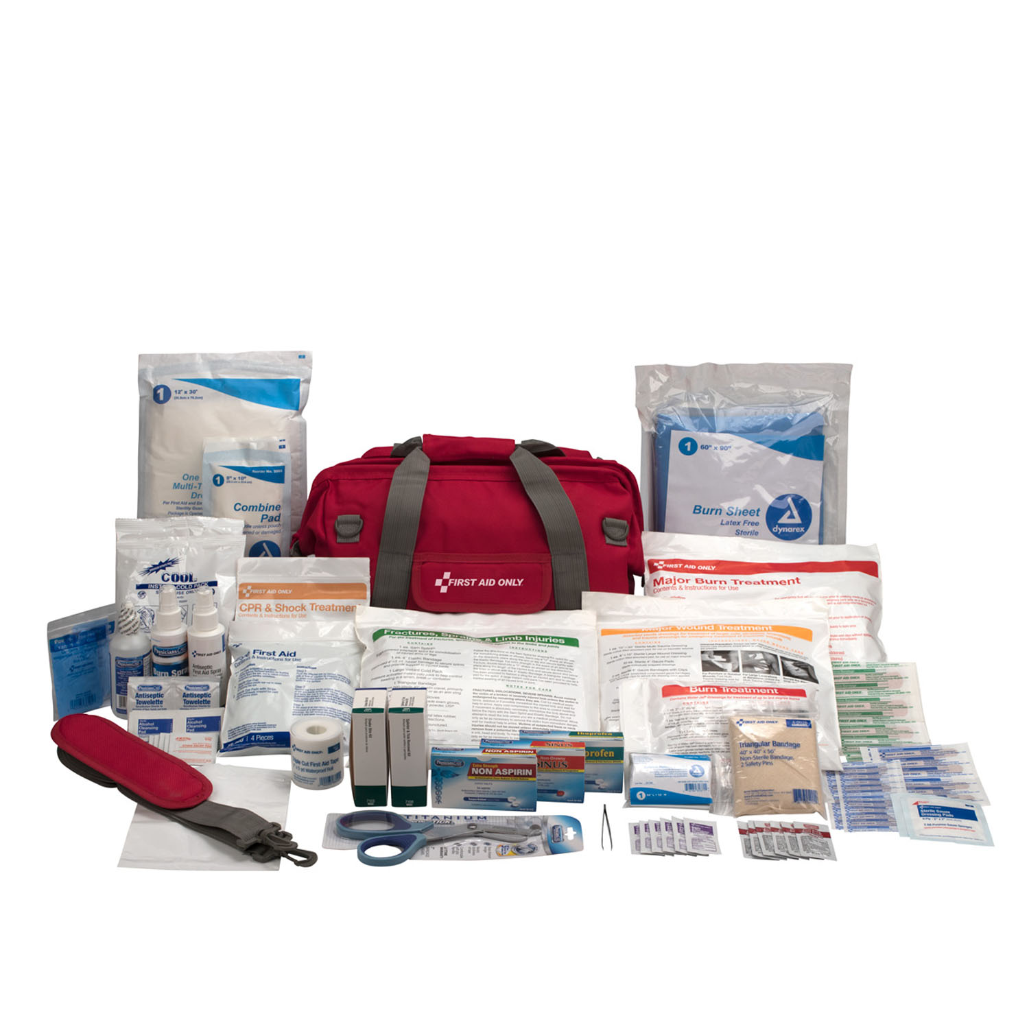 FIRST AID ONLY/ACME UNITED TRAVEL & SPECIALTY KITS First Responder All-Terrain (Fracking) First Aid Kit, Fabric Case (DROP SHIP ONLY - $150 Minimum Order) First Aid Only/Acme United Corporation 9000