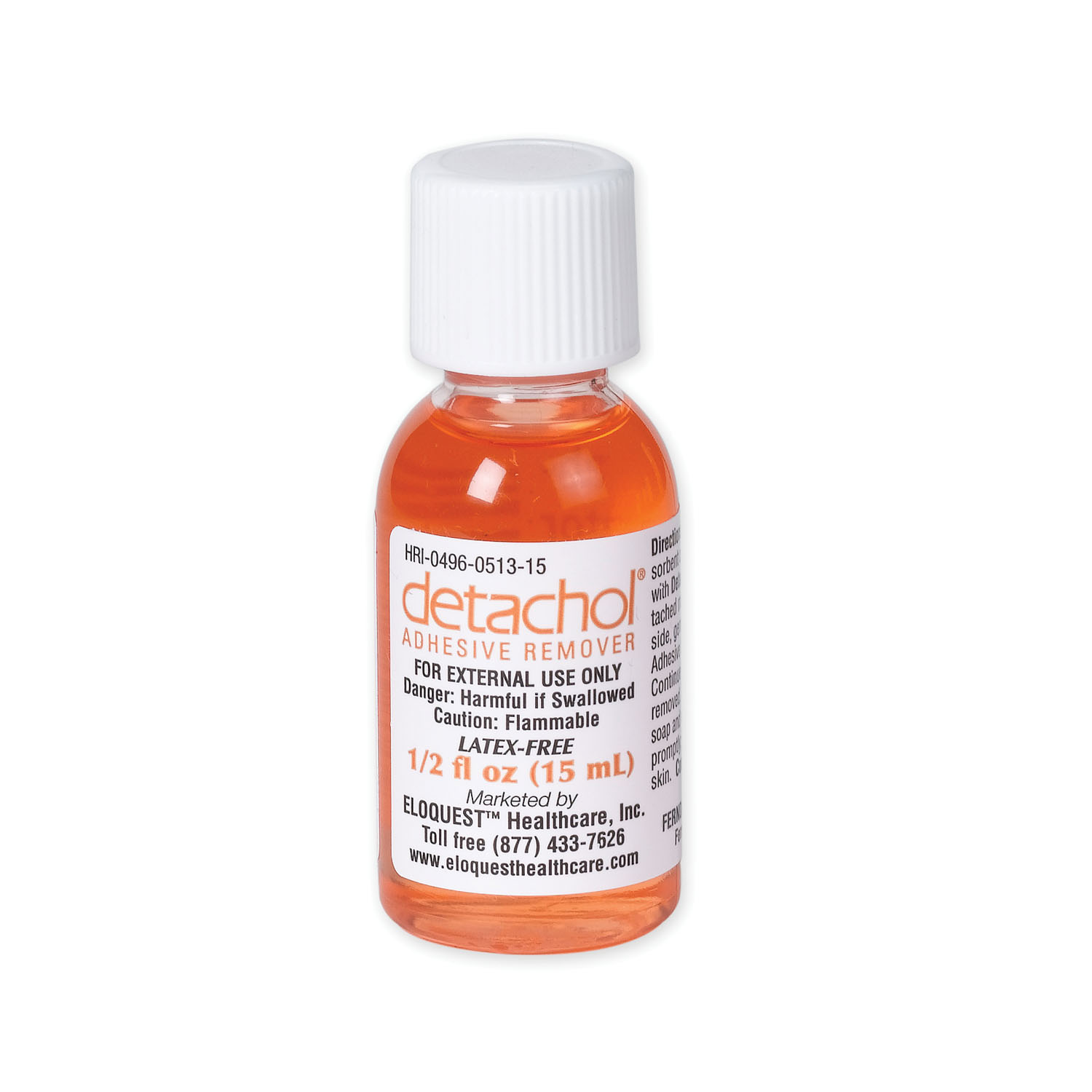 FERNDALE DETACHOL® ADHESIVE REMOVER Adhesive Remover Unit Dose, 15mL  (US Only-No Puerto Rico) (Item is considered HAZMAT and cannot ship via Air or to AK, GU, HI, MP, PR, VI) Ferndale Laboratories, Inc. 0513-15