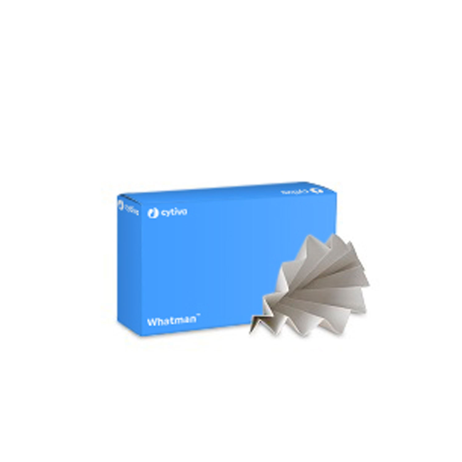 CYTIVA CELLULOSE FILTER PAPERS Filter Circles, 150mm Dia, Folded Prepleated Grade 287½, 50/pk Cytiva 10310245