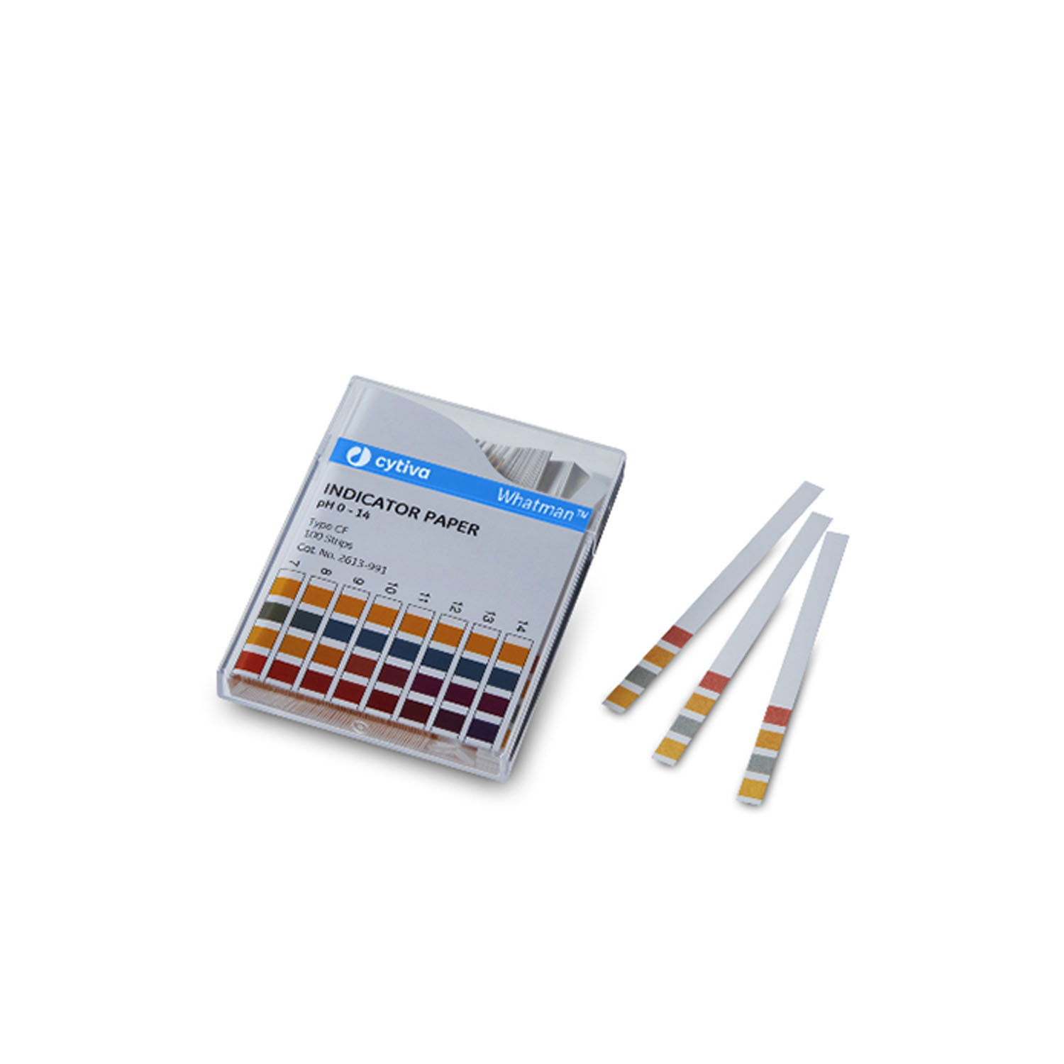 CYTIVA pH INDICATOR & TEST PAPERS pH Indicator Strips, 11mm x 100mm, pH Range 3.8-5.5, Integral Comparison, 200/pk Cytiva 2627-990