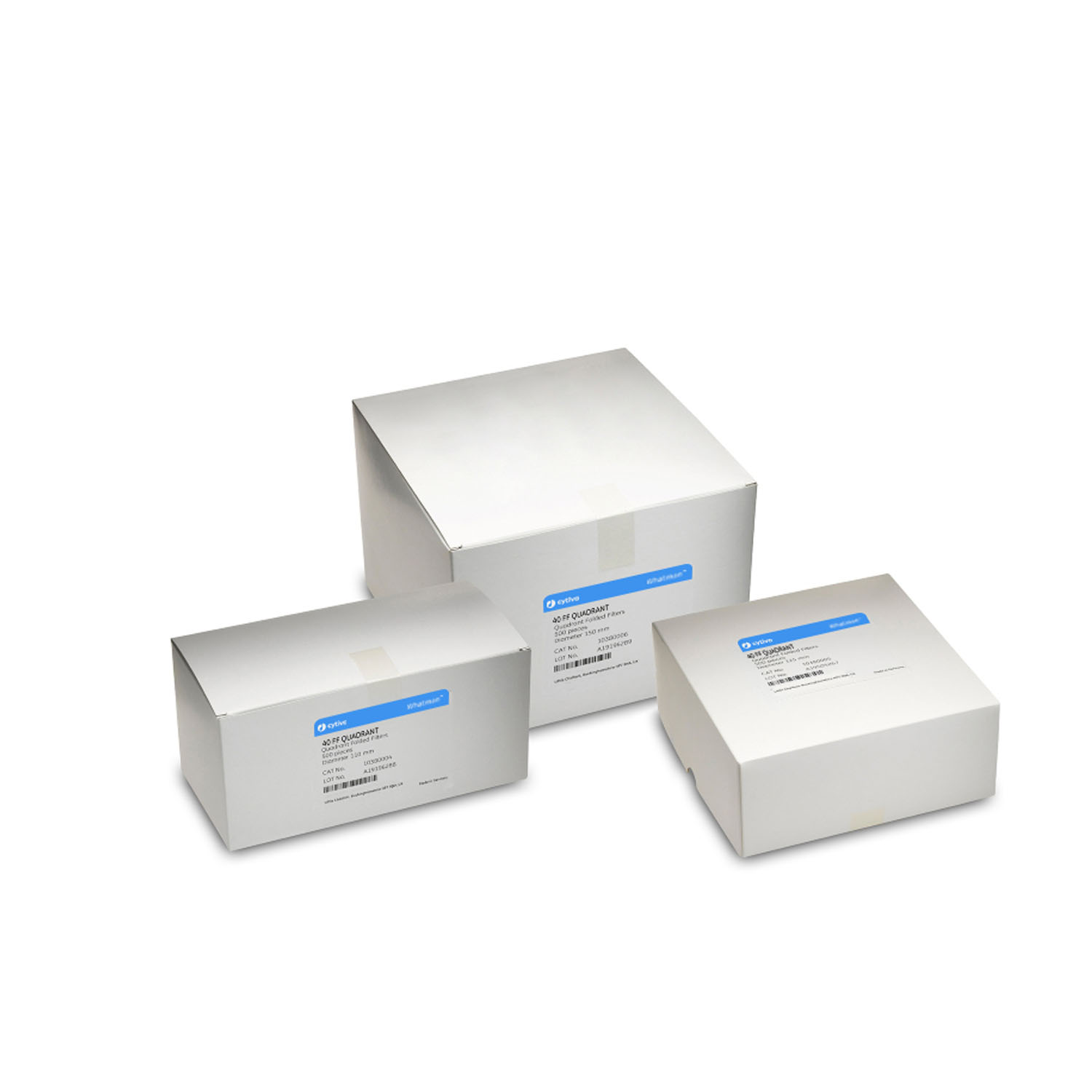CYTIVA CELLULOSE FILTER PAPERS Quadrant Folded Filter, 1 FF, 150mm, 500/pk Cytiva 10380406