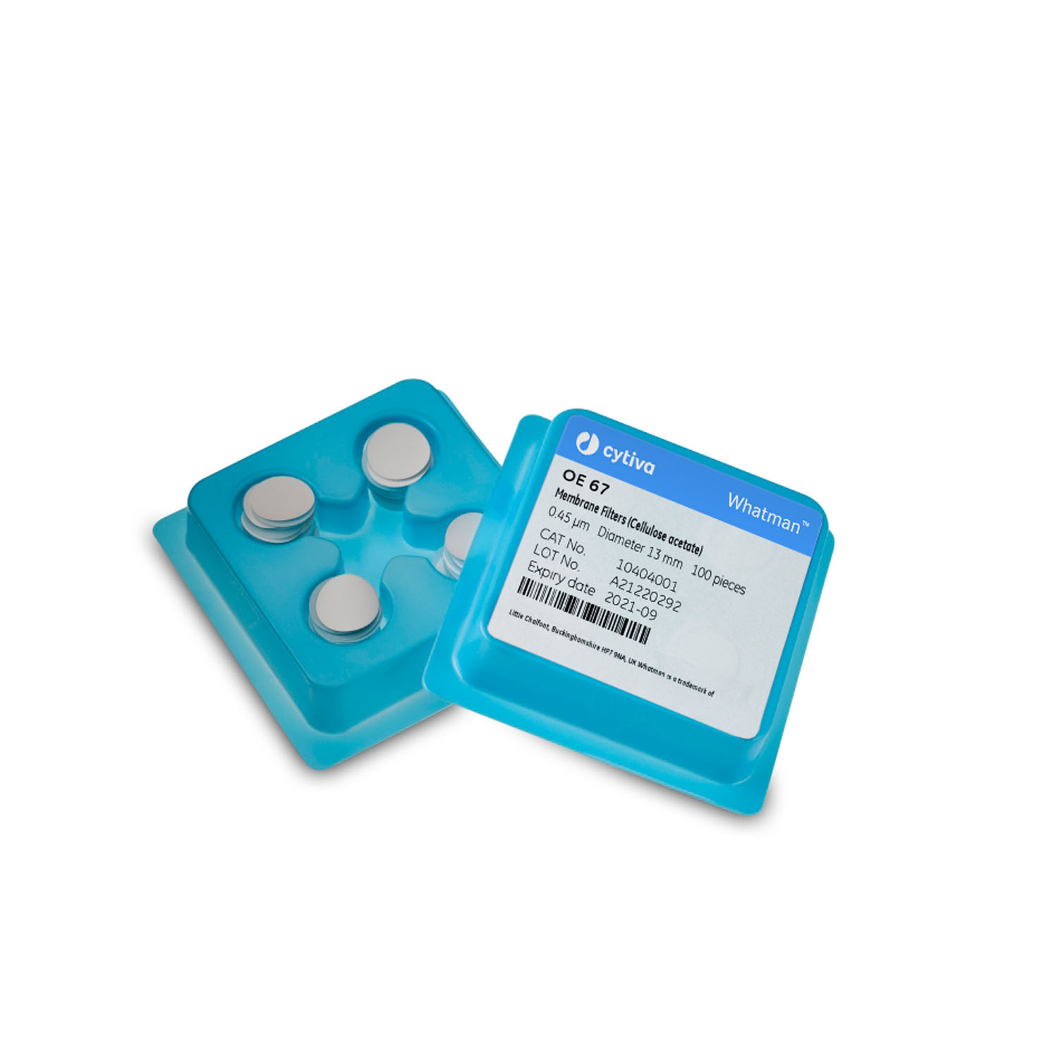 CYTIVA MEMBRANE FILTER PAPERS Filter Circles, 300 x 600mm, Cellulose Acetate OE 66, 0.2µm Pore Size, 5/pk Cytiva 10404180