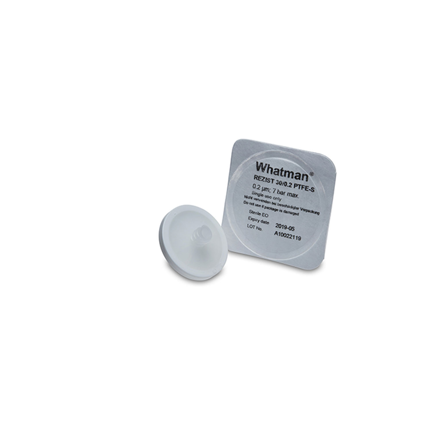 CYTIVA WHATMAN REZIST IN-LINE DISK FILTER Whatman ReZist Air Venting Filter, 50mm, PTFE, 0.2um, Non-Sterile, 10/pk Cytiva 10463608