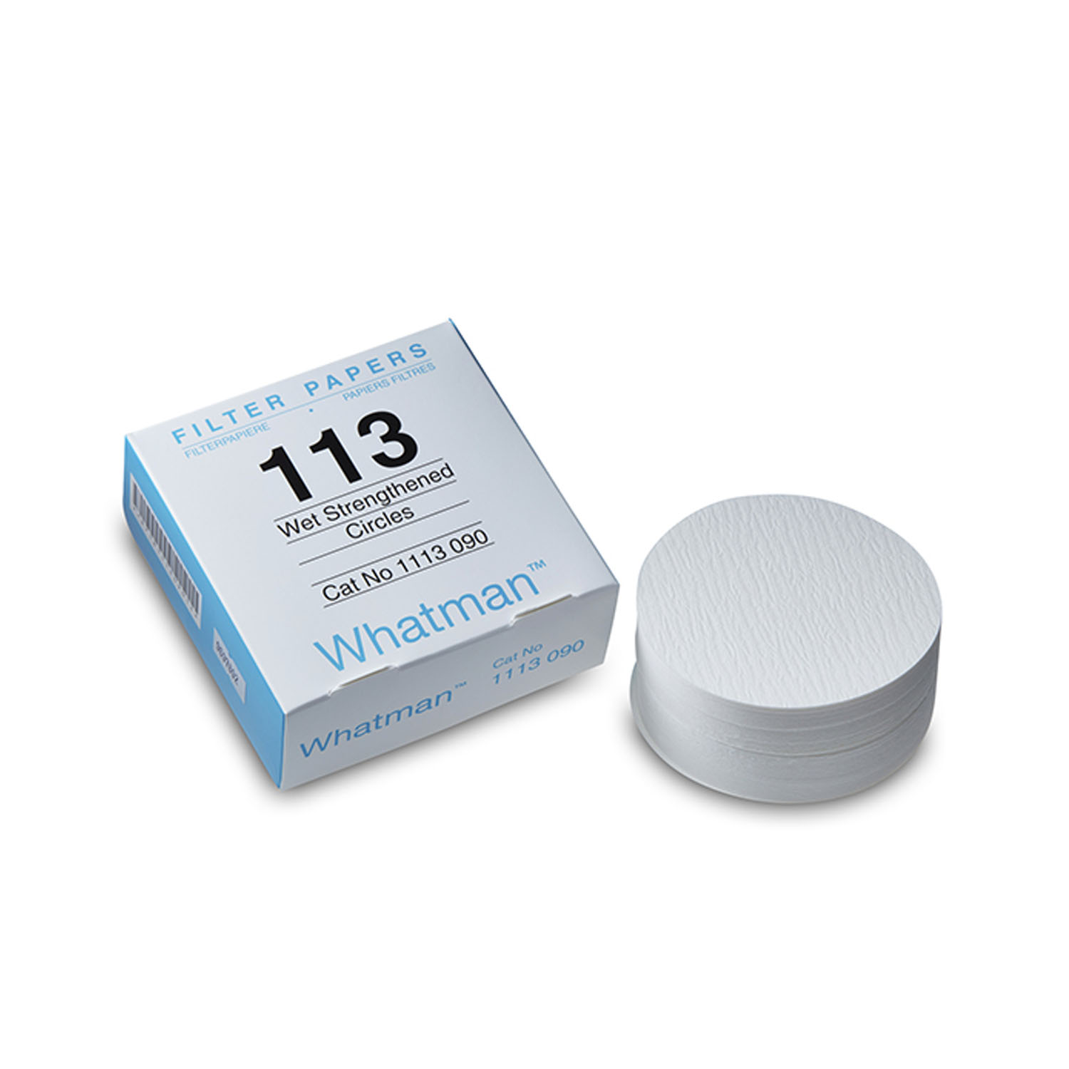 CYTIVA CELLULOSE FILTER PAPERS Filter Circles, 110mm Dia, Wet Strengthened Grade 113, 100/pk Cytiva 1113-110