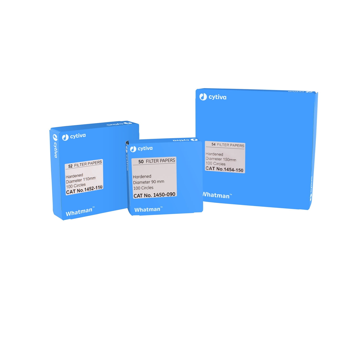 CYTIVA CELLULOSE FILTER PAPERS Filter Circles, 110mm Dia, Hardened Low Ash Grade 54, 100/pk Cytiva 1454-110