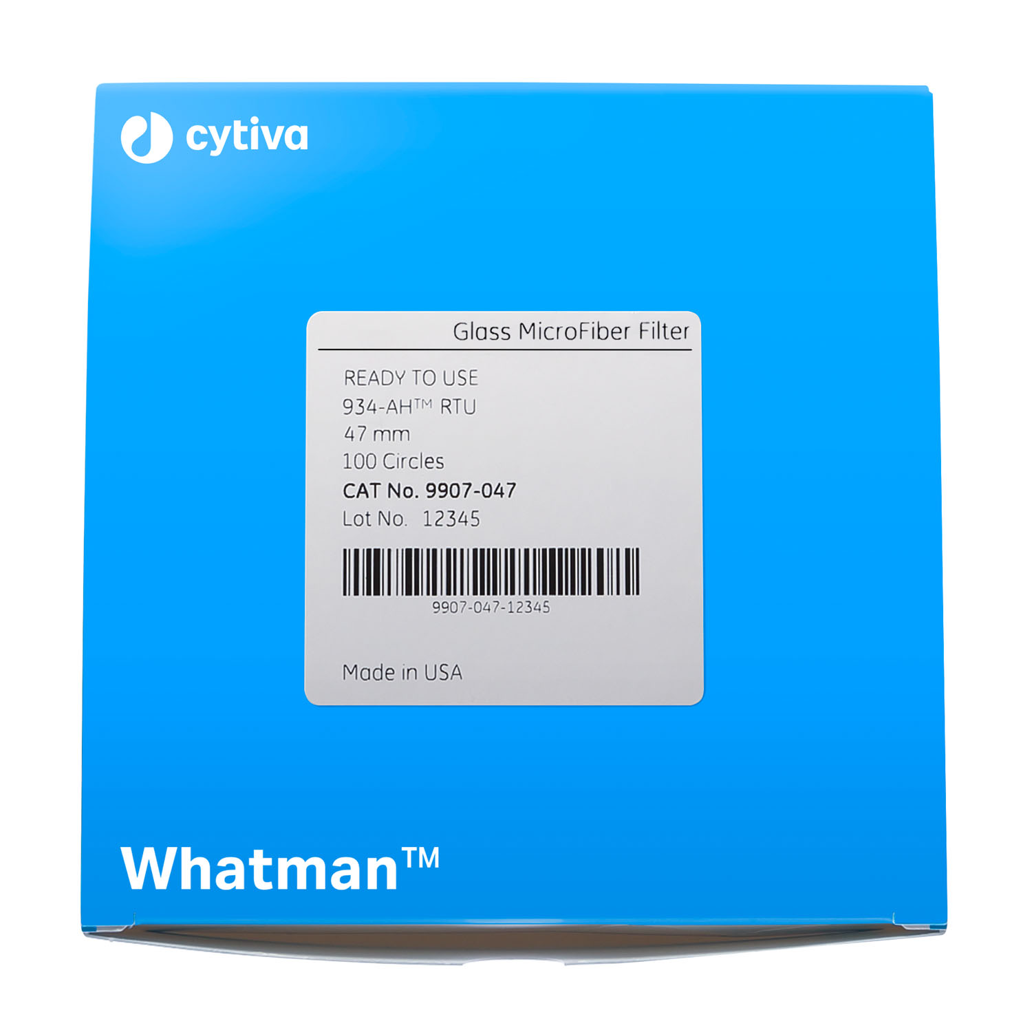 CYTIVA GLASS MICROFIBER FILTER PAPERS Glass Microfiber Filter Paper, 93AH RTU for Volatile, Pre-Weighed and Ignited, 35mm, 100/pk Cytiva 4827-035