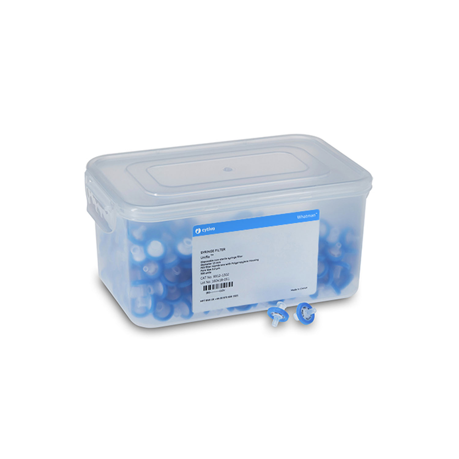 CYTIVA SYRINGE FILTERS Syringe Filter, 13mm Dia, Whatman Puradisc, Non-Sterile, 0.45µm Pore Size without Tube Tip, Polyethersulfone (PES), 500/pk Cytiva 6781-1304