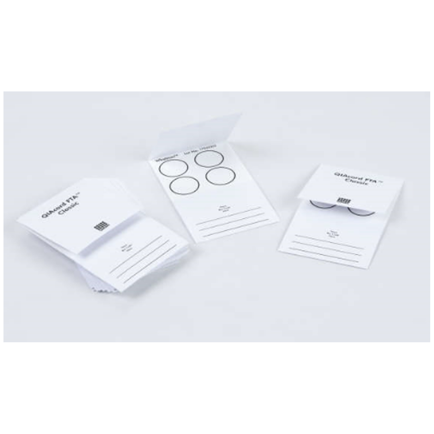 QIAGEN FTA NUCLEIC ACID COLLECTION FTA Classic Card, 125µl Sample Area, 500µl Total Volume, 4 Sample Areas, 100/pk (US Only) Qiagen, LLC WB120205