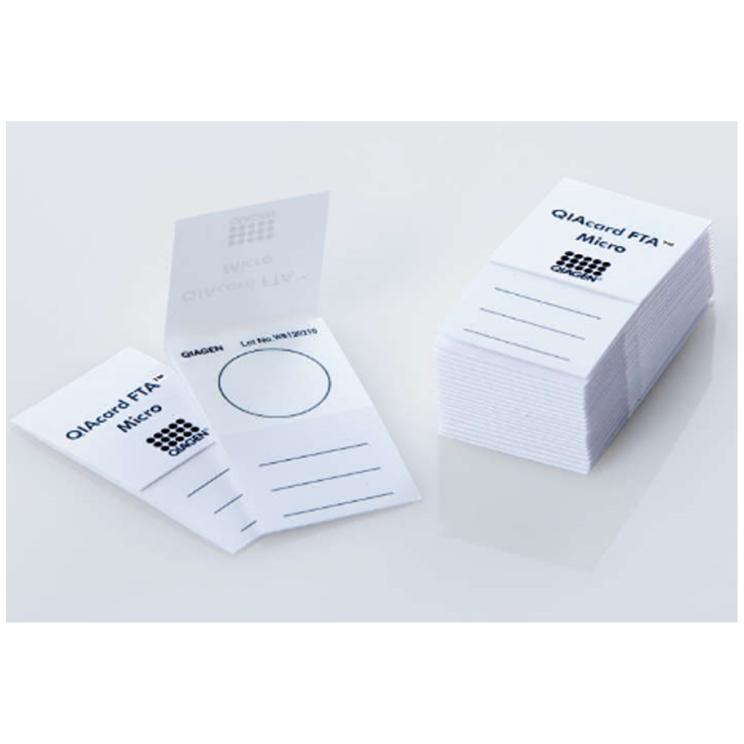 QIAGEN FTA NUCLEIC ACID COLLECTION FTA Micro Card, 125µl Sample Area, 125µl Total Volume, 25/pk (US Only) Qiagen, LLC WB120310