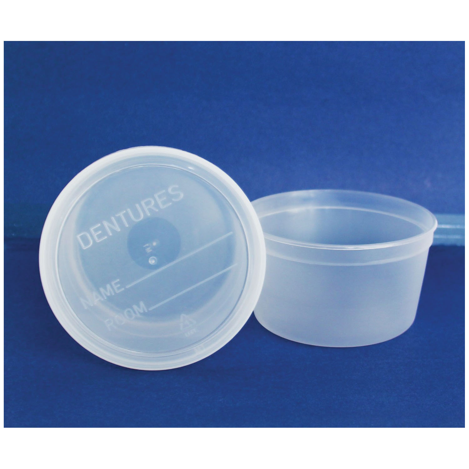 GMAX DENTURE CUPS Denture Cup, with Lid, Translucent, 25/slv, 10 slv/cs (24 cs/plt) GMAX Industries, Inc. GP75009