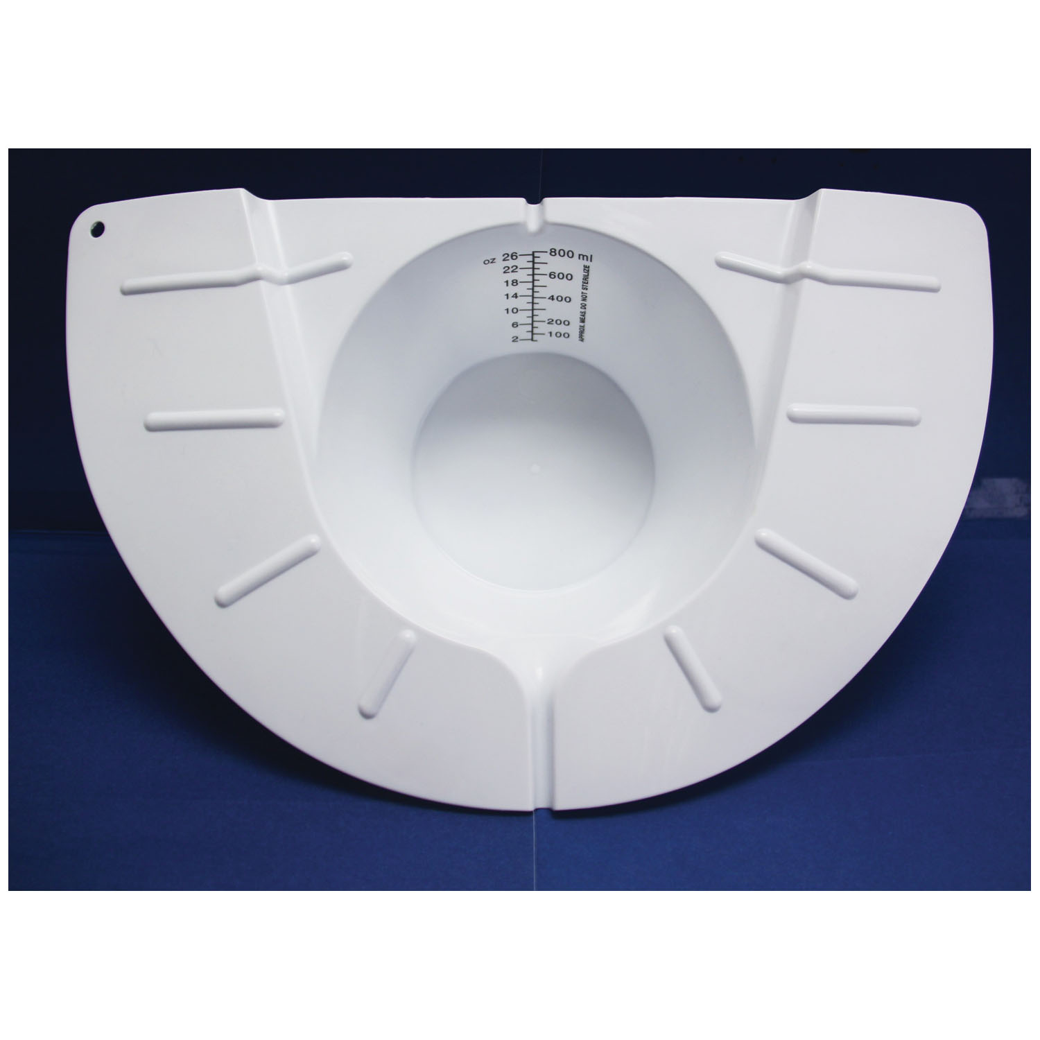 GMAX SPECIMEN PANS Specimen Pan, Deluxe, Graduated, 800 ml, White, 100/cs (35 cs/plt) GMAX Industries, Inc. GS215