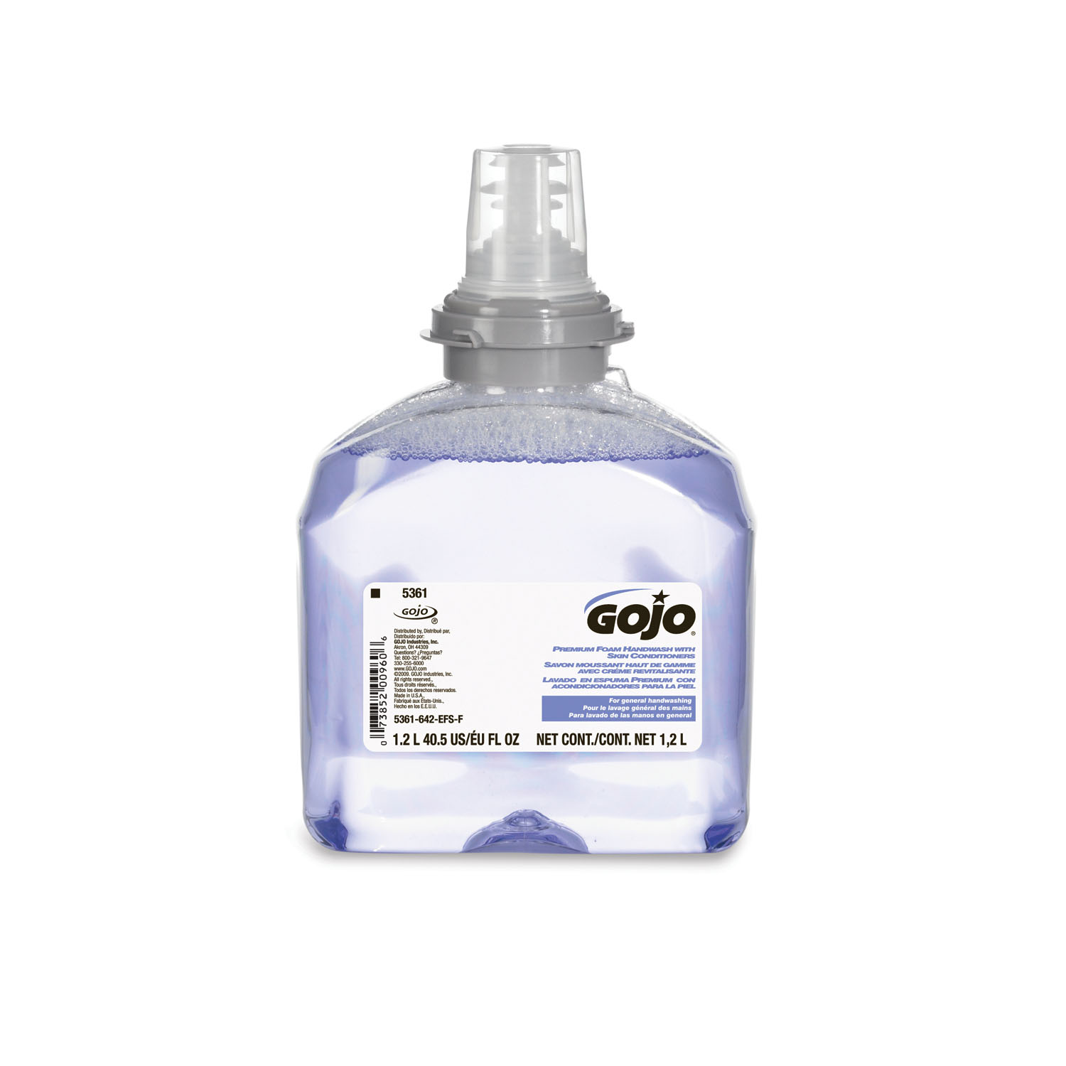 GOJO PREMIUM FOAM ANTIBACTERIAL HANDWASH Premium Foam Handwash with Skin Conditioners, 2/cs GOJO Industries, Inc. 5361-02
