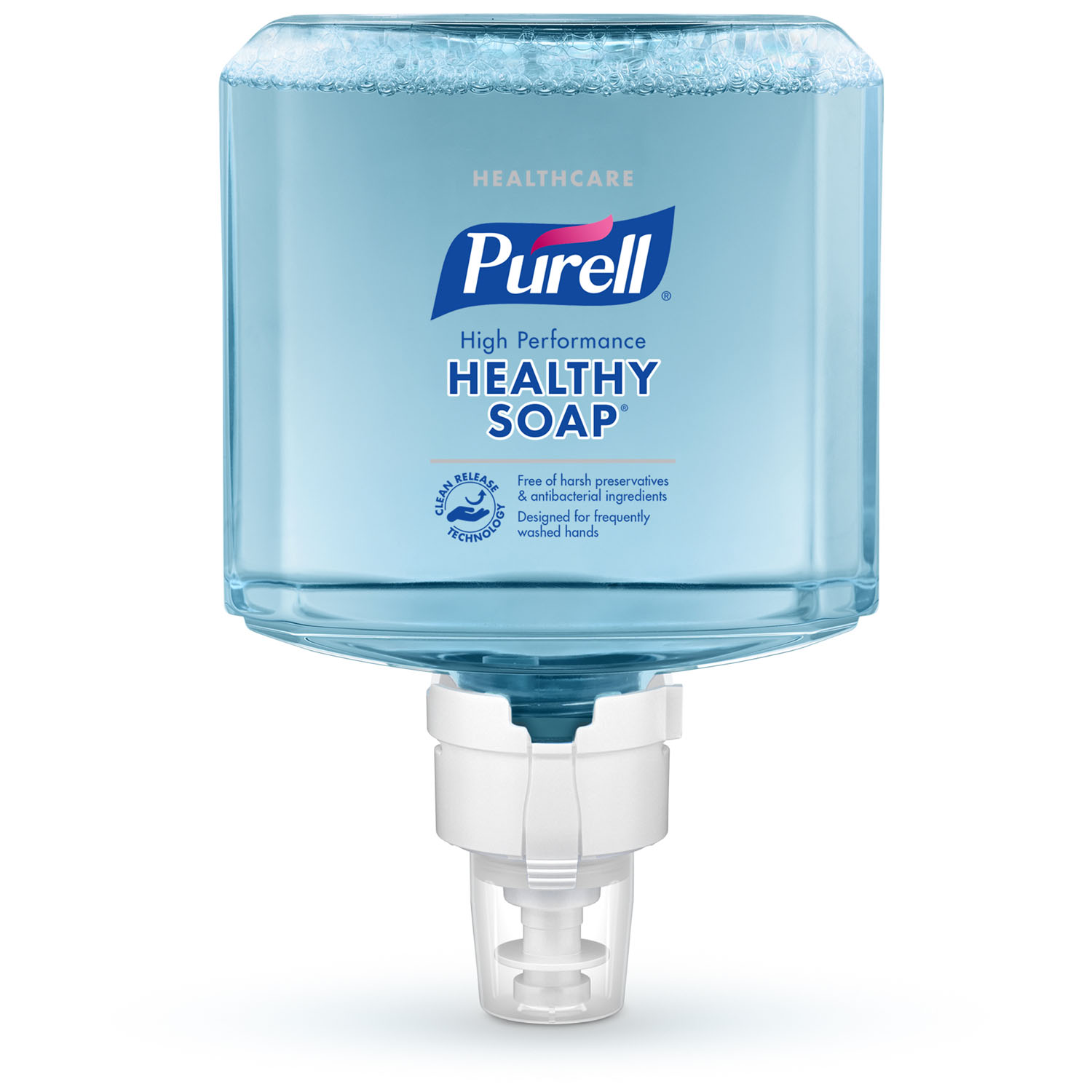 GOJO PURELL® ES8 DISPENSERS & REFILLS Healthcare CRT Healthy Soap® High Performance Foam, 1200 ml, Clear, 2/cs (200 cs/plt) GOJO Industries, Inc. 7785-02