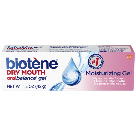 HALEON BIOTÈNE® ORALBALANCE® DRY MOUTH MOISTURIZING GEL Biotène® Dry Mouth OralBalance® Gel, 1.5 oz. tube, 6/pack  (Available for sale in US only) GSK# 51201C (Products cannot be sold on Amazon.com or any other third Party sites.) Haleon US Services Inc. 60000000029795