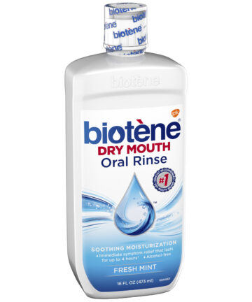 HALEON BIOTÈNE® DRY MOUTH ORAL RINSE Biotène Dry Mouth Oral Rinse, Fresh Mint, 16 oz. bottle, 4/pkg, 2 pkg/cs (8 bottles total)  (Available for sale in US only) GSK# 00462 (Products cannot be sold on Amazon.com or any other third Party sites.) Haleon US Services Inc. 60000000045015