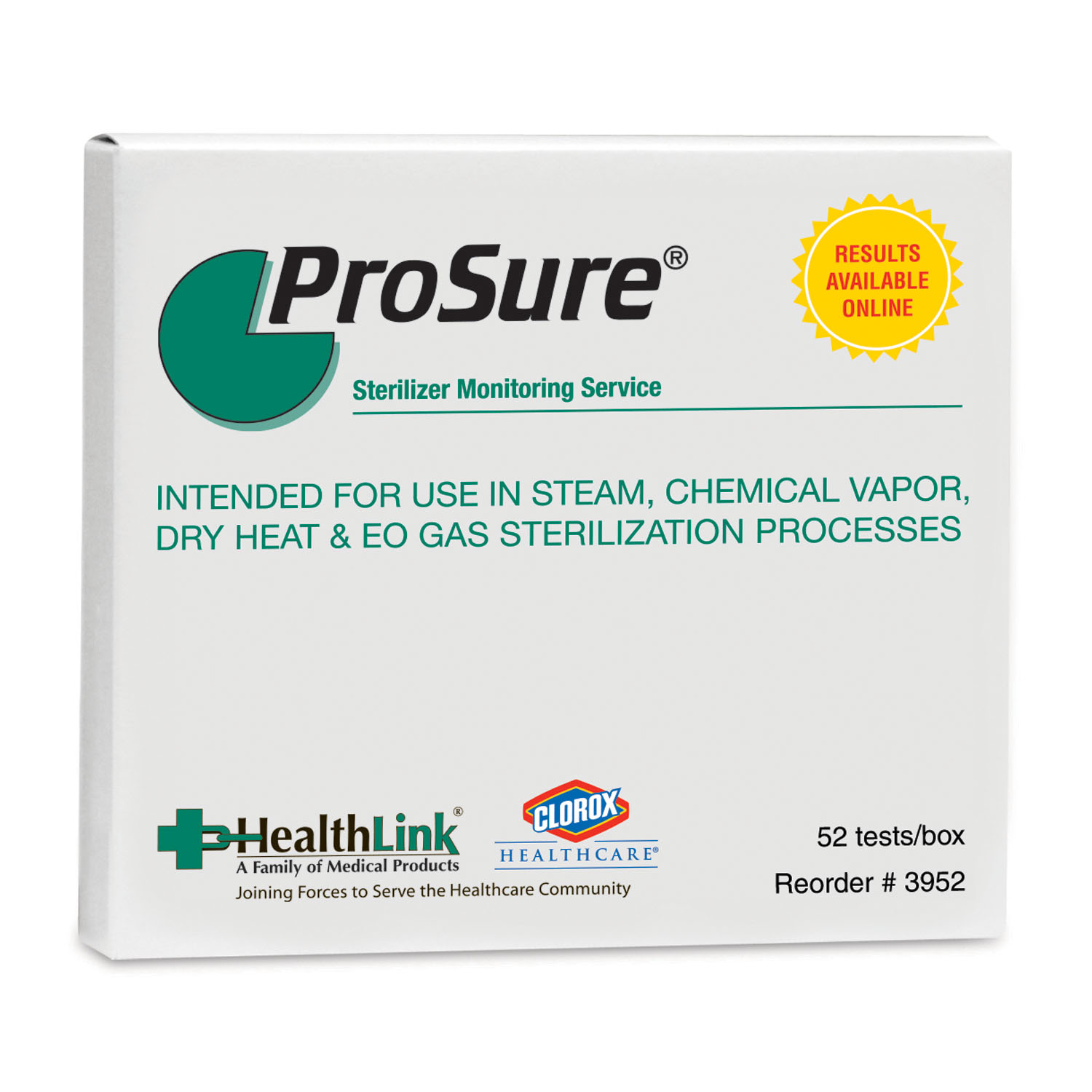 EDM3 BIOLOGICAL INDICATORS ProSure® Mailer, 52/bx (US Only) EDM3 Company LLC 3952