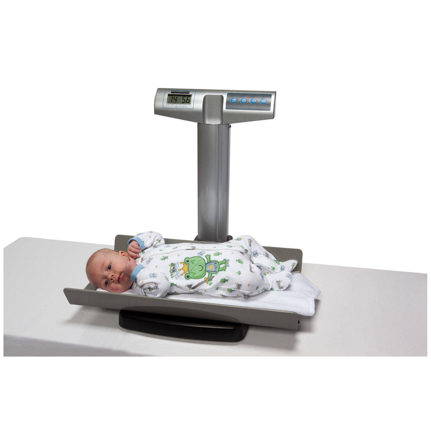 PELSTAR/HEALTH O METER PROFESSIONAL SCALE - DIGITAL PEDIATRIC TRAY SCALE Digital Scale, Pediatric, 50 lb/23 kg Capacity, 24 1/8" x 14½" x 2 5/8" Tray Dimension, 0"-23"/0cm-58cm Measuring Tape, (6) AA Batteries, EMR Connectivity Optional Pelstar® Wireless Technology, Variable Auto-Off Time, Audible/Mute Sound Option, Enabling Unit View with UOM Locked, Auto-Weight Holdf or 30 to 60 sec, Auto Zerio on Power Up, Everlock®, Reweigh, Pre-Tare, Recall (DROP SHIP ONLY) Pelstar LLC/Health o meter Professional Scales 522KL