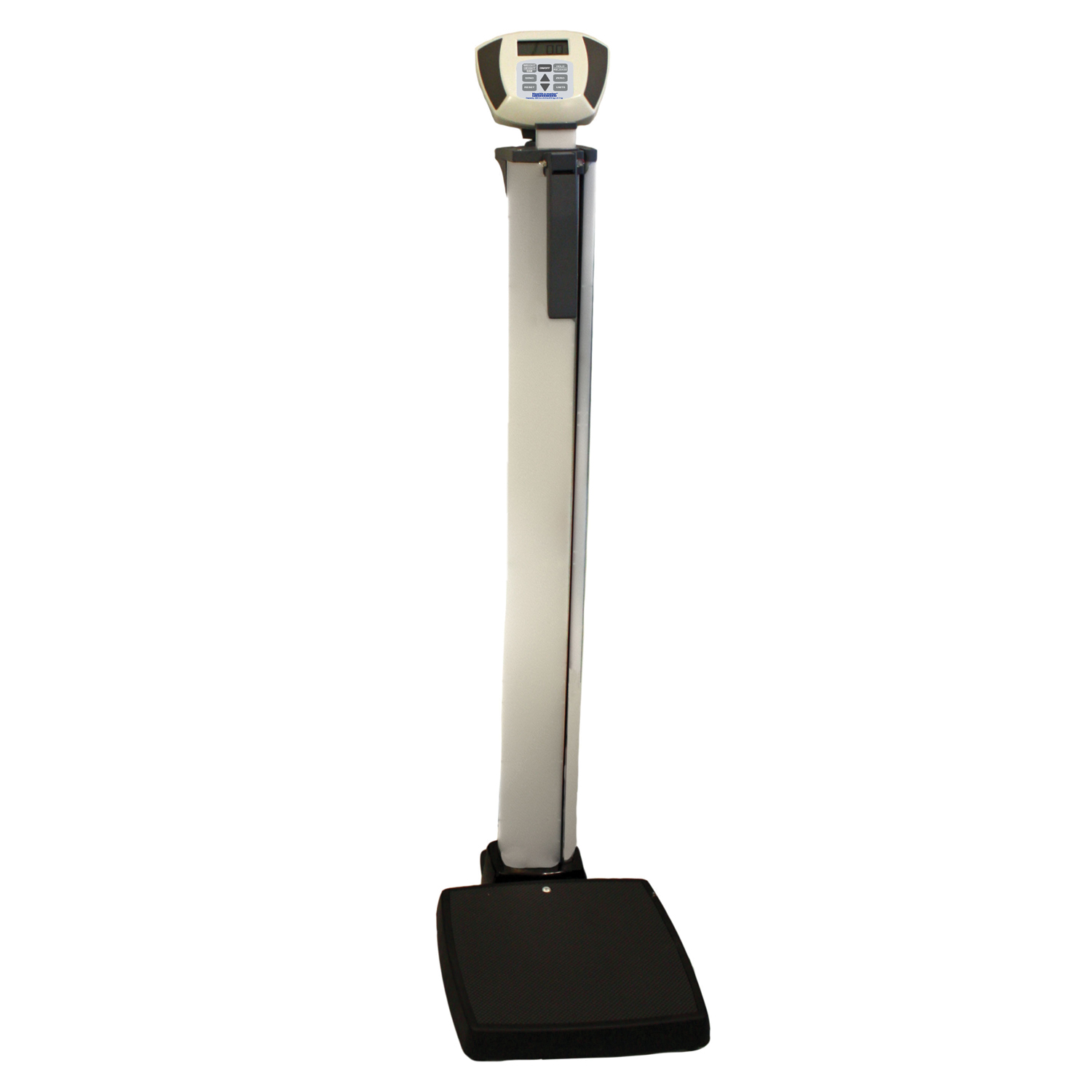 PELSTAR/HEALTH O METER PROFESSIONAL SCALE - DIGITAL SCALE WITH DIGITAL HEIGHT ROD Digital Scale, Heavy Duty Eye-Level with Integral Digital Height Rod, EMR Connectivity via USB, 120V Adapter or 6-C Cell Batteries (Not included), Capacity 600 lbs/300kg, Resolution 0.2 lb/0.1kg, Platform Dimensions 14¼ x 14¼" x 2 5/8" (DROP SHIP ONLY) Pelstar LLC/Health o meter Professional Scales 600KL