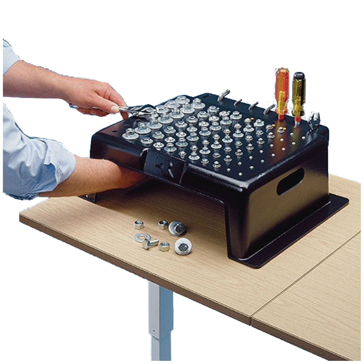 PERFORMANCE HEALTH ROLYAN® WORK BENCH Work Bench, 19" x 15" x 6", Heavy-Duty Plastic, Black (US Only) Performance Health 081275981