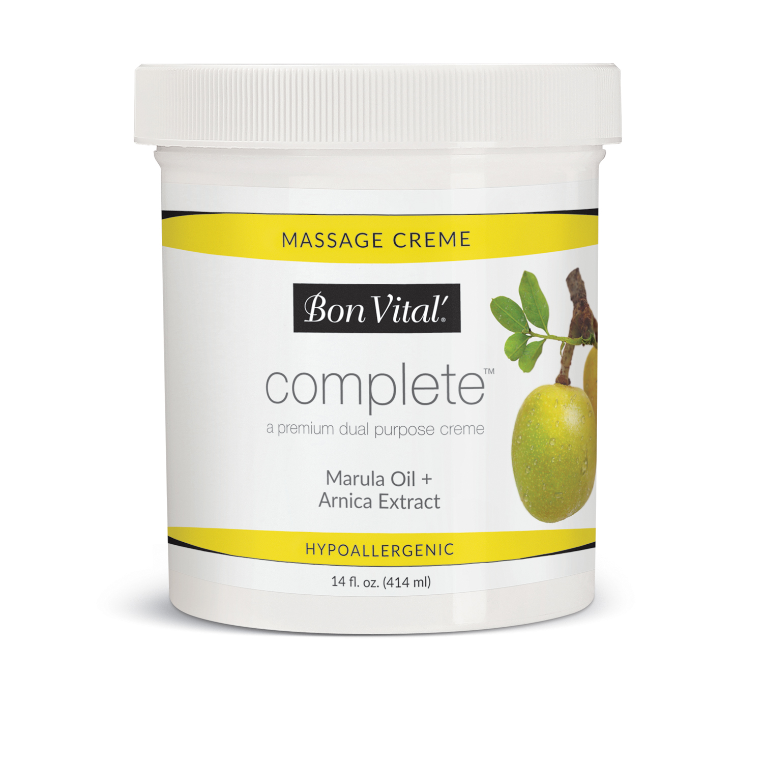 PERFORMANCE HEALTH BON VITAL® COMPLETE™ MASSAGE CRÈME Complete Massage Crème, 14 oz Jar, 6/cs (Cannot be sold to retail outlets and/ or Amazon) (US Only) Performance Health 13825