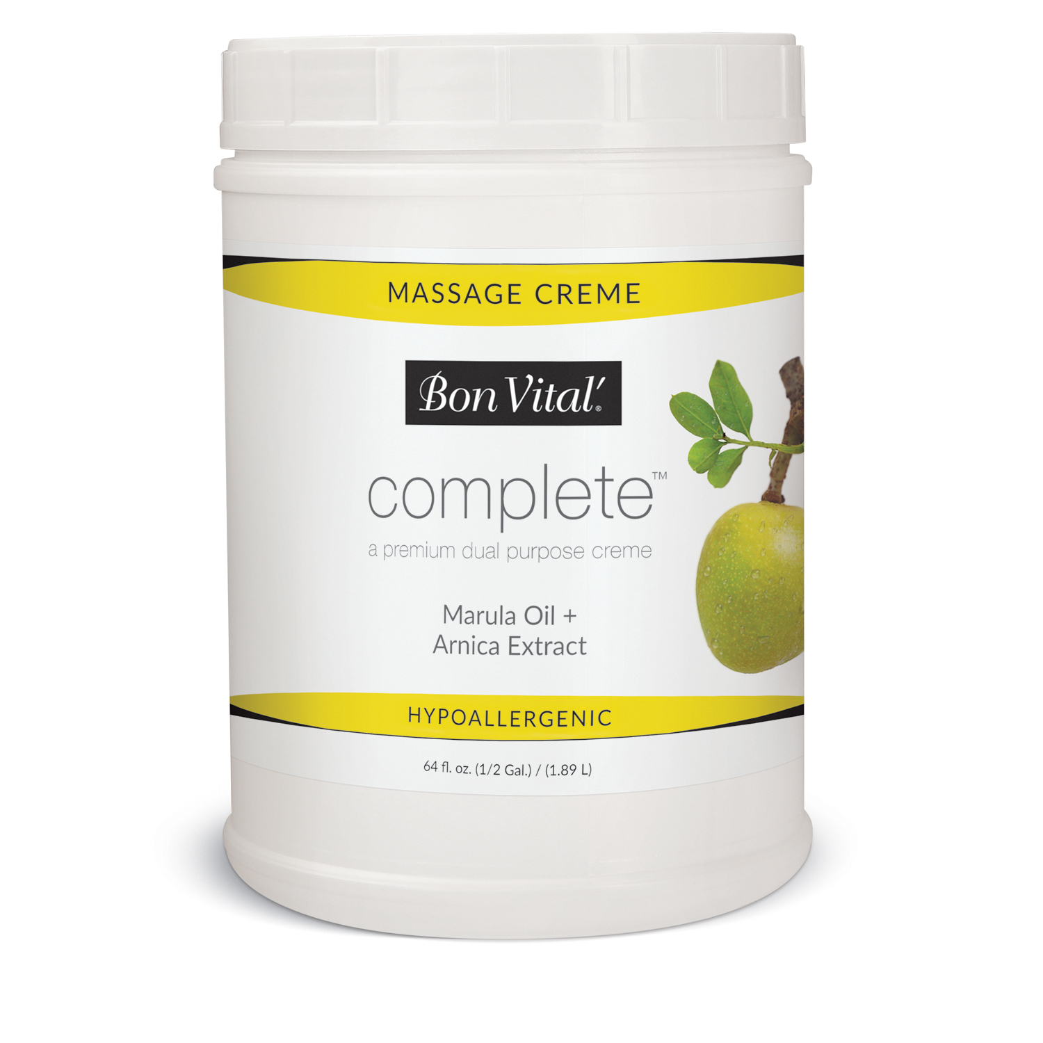 PERFORMANCE HEALTH BON VITAL® COMPLETE™ MASSAGE CRÈME Complete Massage Crème, ½ Gallon, 6/cs (Cannot be sold to retail outlets and/ or Amazon) (US Only) Performance Health 13826