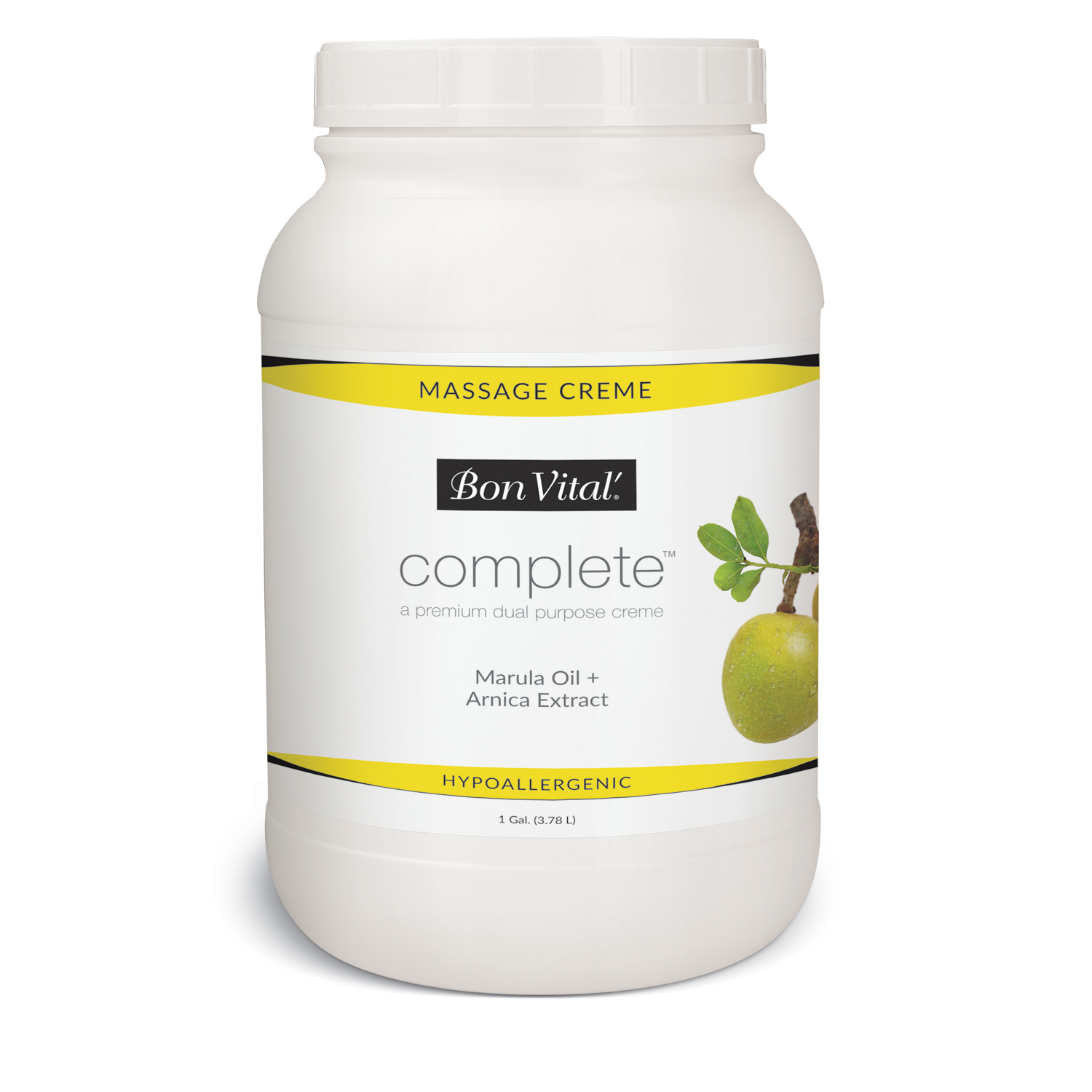 PERFORMANCE HEALTH BON VITAL® COMPLETE™ MASSAGE CRÈME Complete Massage Crème, 1 Gallon, 4/cs (Cannot be sold to retail outlets and/ or Amazon) (US Only) (To Be DISCONTINUED) Performance Health 13827