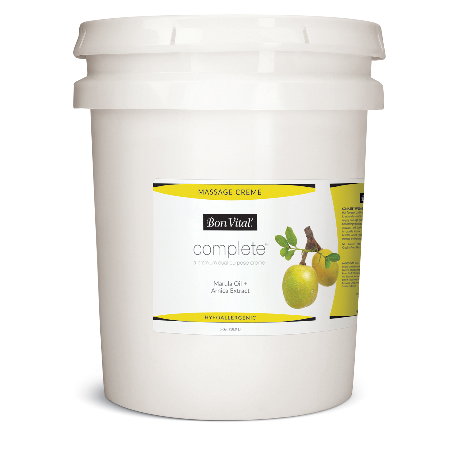 PERFORMANCE HEALTH BON VITAL® COMPLETE™ MASSAGE CRÈME Complete Massage Crème, 5 Gallon Pail (Cannot be sold to retail outlets and/ or Amazon) (US Only) Performance Health 13828
