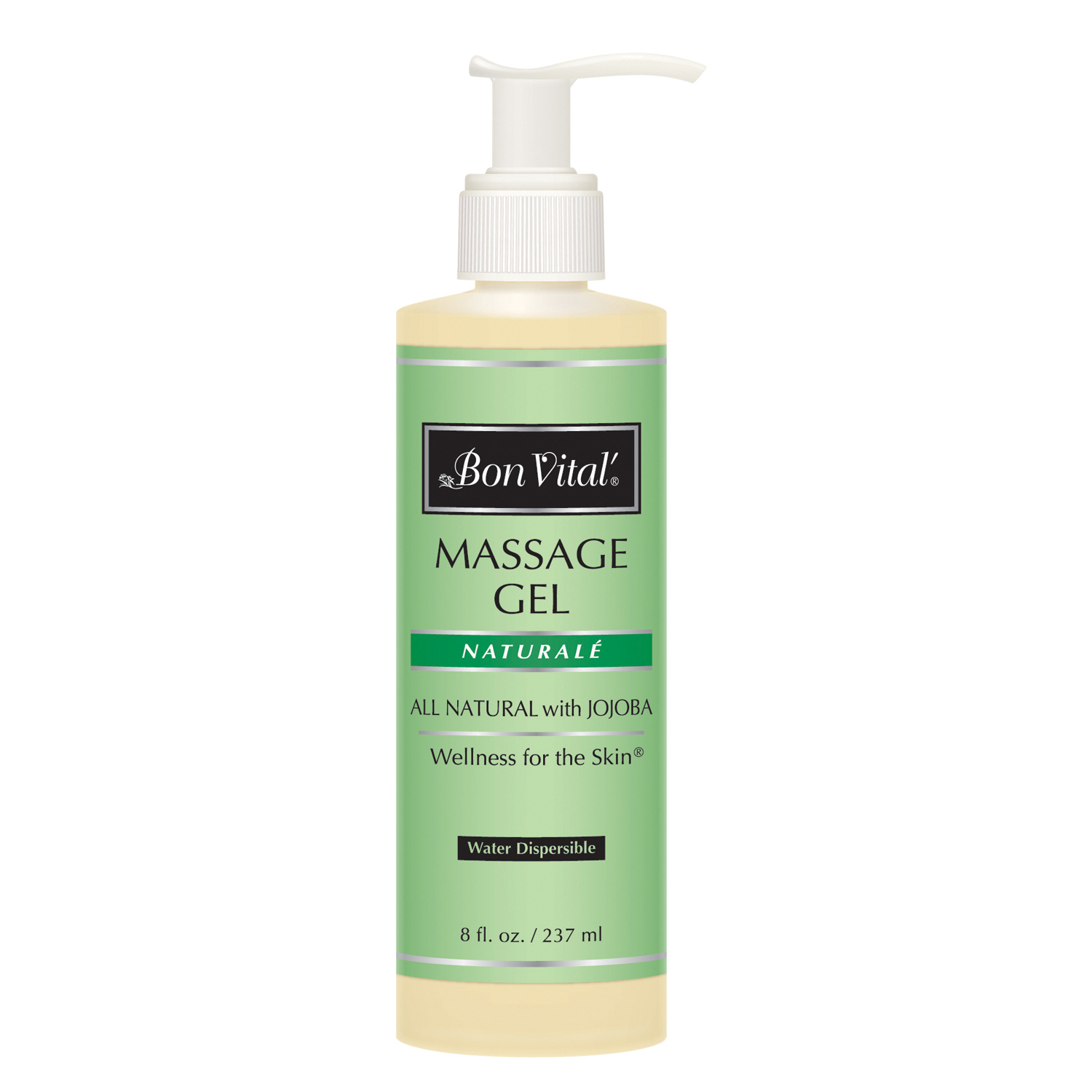 PERFORMANCE HEALTH BON VITAL® NATURALE' MASSAGE PRODUCTS Naturale' Massage Gel, 8 oz Bottle with Pump, 12/cs (Cannot be sold to retail outlets and/ or Amazon) (US Only) (To Be DISCONTINUED) Performance Health BVNATG8Z