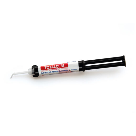 ITENA TOTALCEM TRANSLUCENT MIXING TIPS W/INTRAORAL TotalCem Cement, Shade A2 Universal, 1 x 8gm Syringe, 10 Mixing Tips, 10 Fine Intraoral Tips, 10 X-Fine Intraoral Tips Itena North America TTLCEM-A2