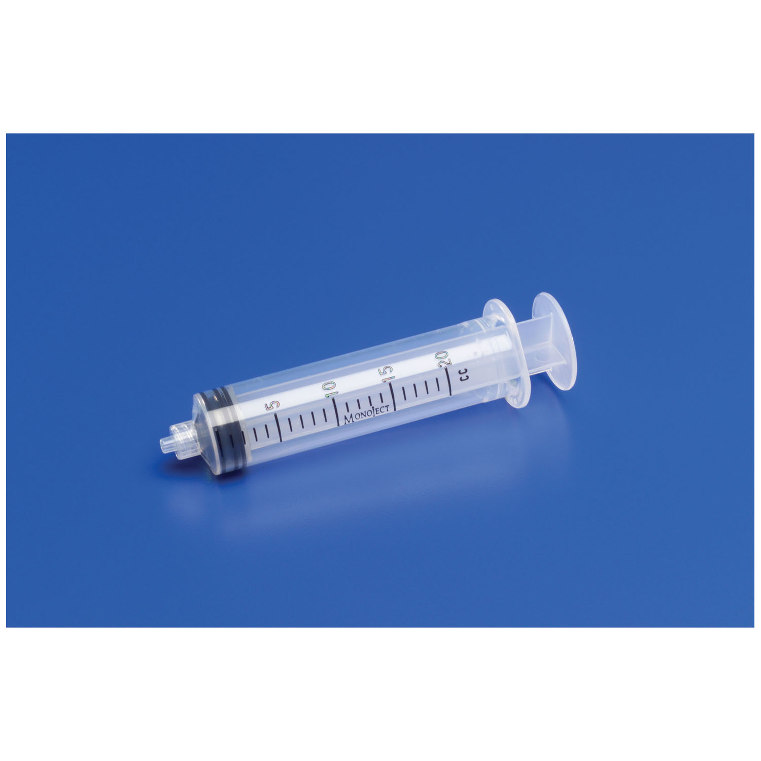 CARDINAL HEALTH MONOJECT™ SYRINGES Syringe Only, 20mL, Luer Lock Tip, 1cc Graduations, 50/bx, 6 bx/cs (Continental US Only) Cardinal Health 8881520657