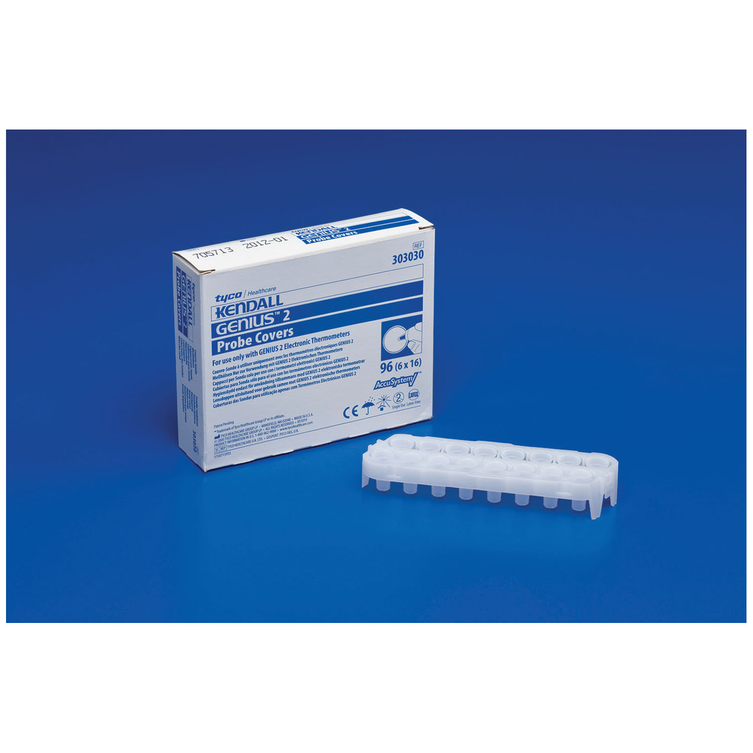 CARDINAL HEALTH GENIUS2™ TYMPANIC THERMOMETER Thermometer Probe Covers, 96/ctn, 22 ctn/cs (Continental US Only) Cardinal Health 303030-