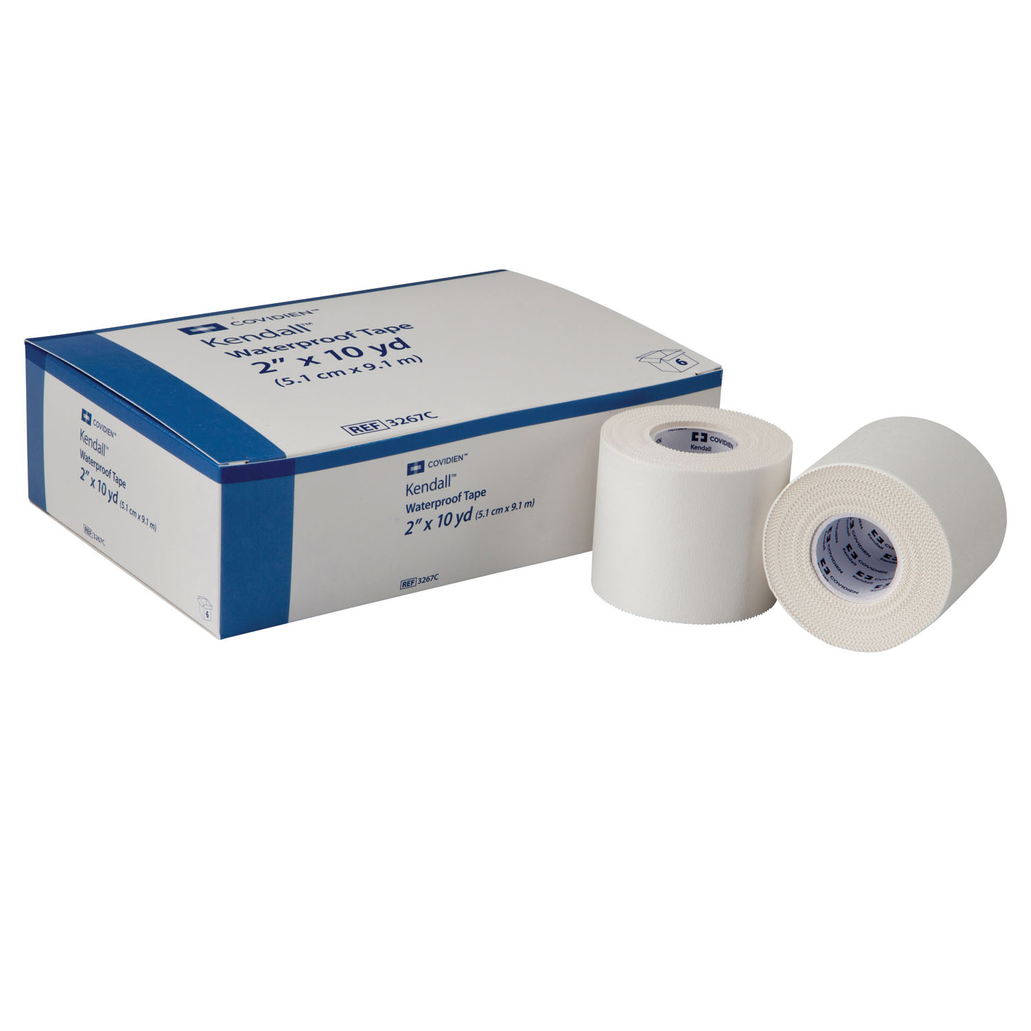 CARDINAL HEALTH WATERPROOF TAPE Waterproof Tape 2", Latex-Free (LF), 6/bx, 12 bx/cs (020723) (Continental US Only) (Manufacturer Backorder - Inventory Limited when Available) Cardinal Health 3267C