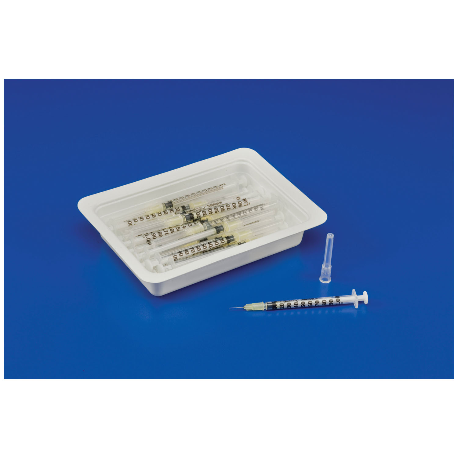 CARDINAL HEALTH MONOJECT™ ALLERGY TRAYS WITH ATTACHED NEEDLE Allergy Tray, 1mL TB Syringe, 28 x ½", 25/tray, 40 trays/cs (Continental US Only) (Item on Manufacturer Backorder - Inventory Limited when Available) Cardinal Health 8881501236