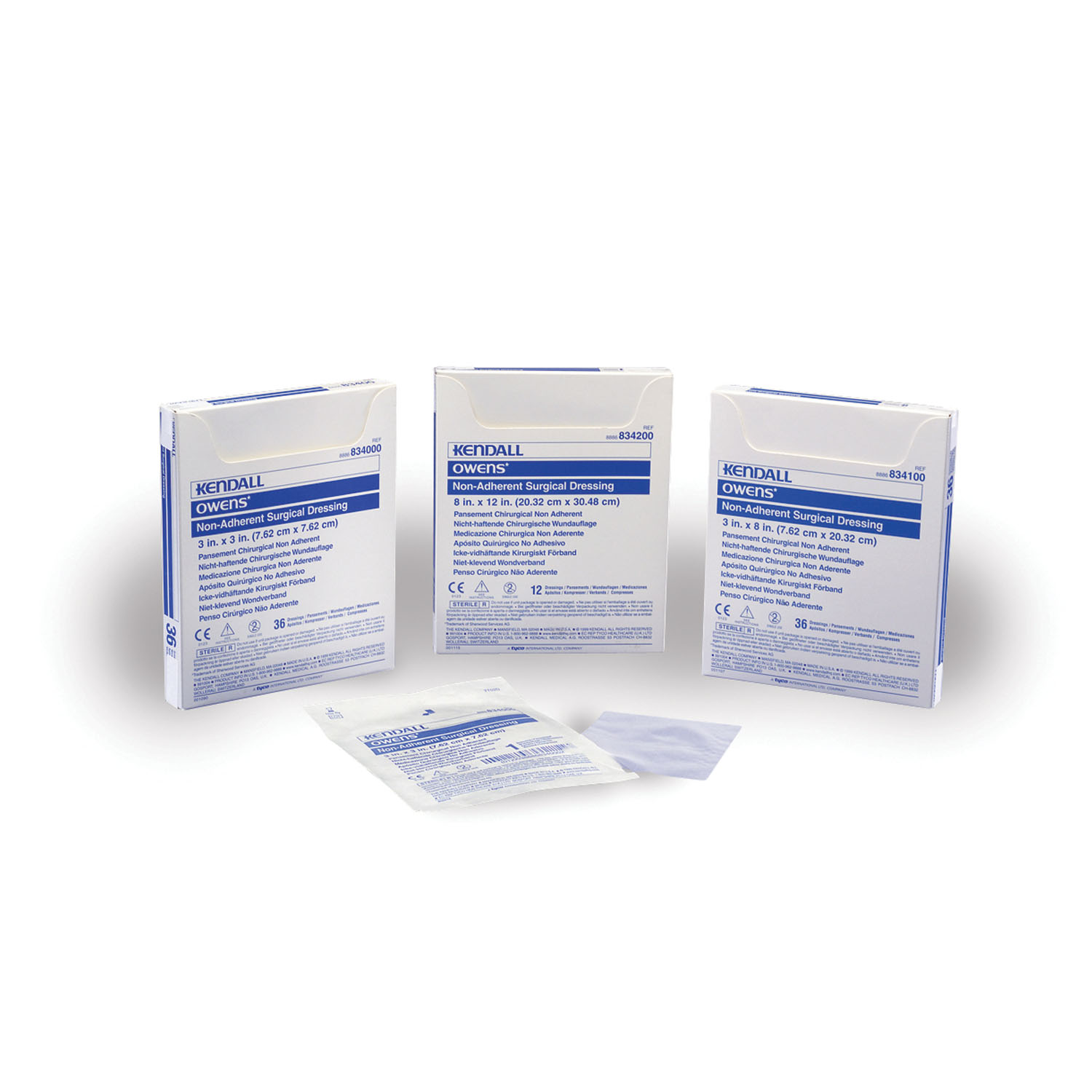 CARDINAL HEALTH OWENS™ NON-ADHERENT SURGICAL DRESSING Surgical Dressing in Strippable Envelope, 3" x 12", 12/ctn (Continental US Only) Cardinal Health 8886834200