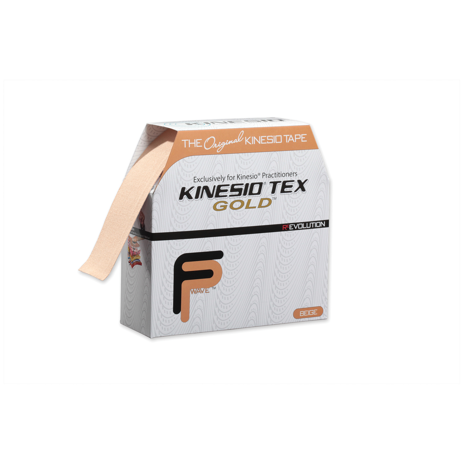 KINESIO TEX GOLD FP TAPE Gold FP Tape, 2" x 34 yds, Bulk, 1 rl/ea (24/cs, 24 cs/plt) (Products cannot be sold on Amazon.com or any other 3rd party platform)  (090311) Kinesio Holding Corporation GKT14125FP
