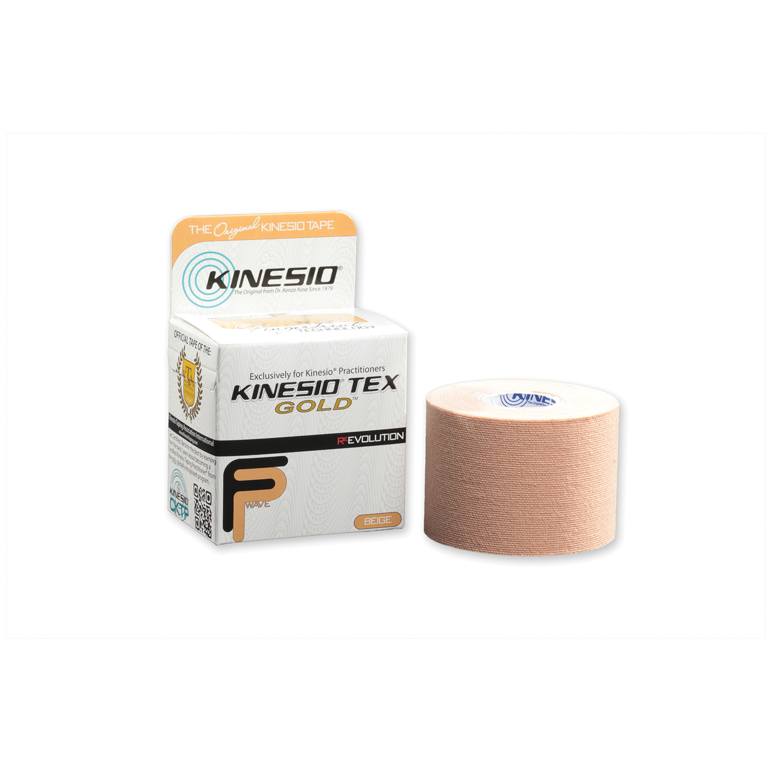 KINESIO TEX GOLD FP TAPE Gold FP Tape, 2" x 5½ yds, Beige, 6 rl/bx (35 bx/plt) (Products cannot be sold on Amazon.com or any other 3rd party platform)  (090305) Kinesio Holding Corporation GKT15024FP