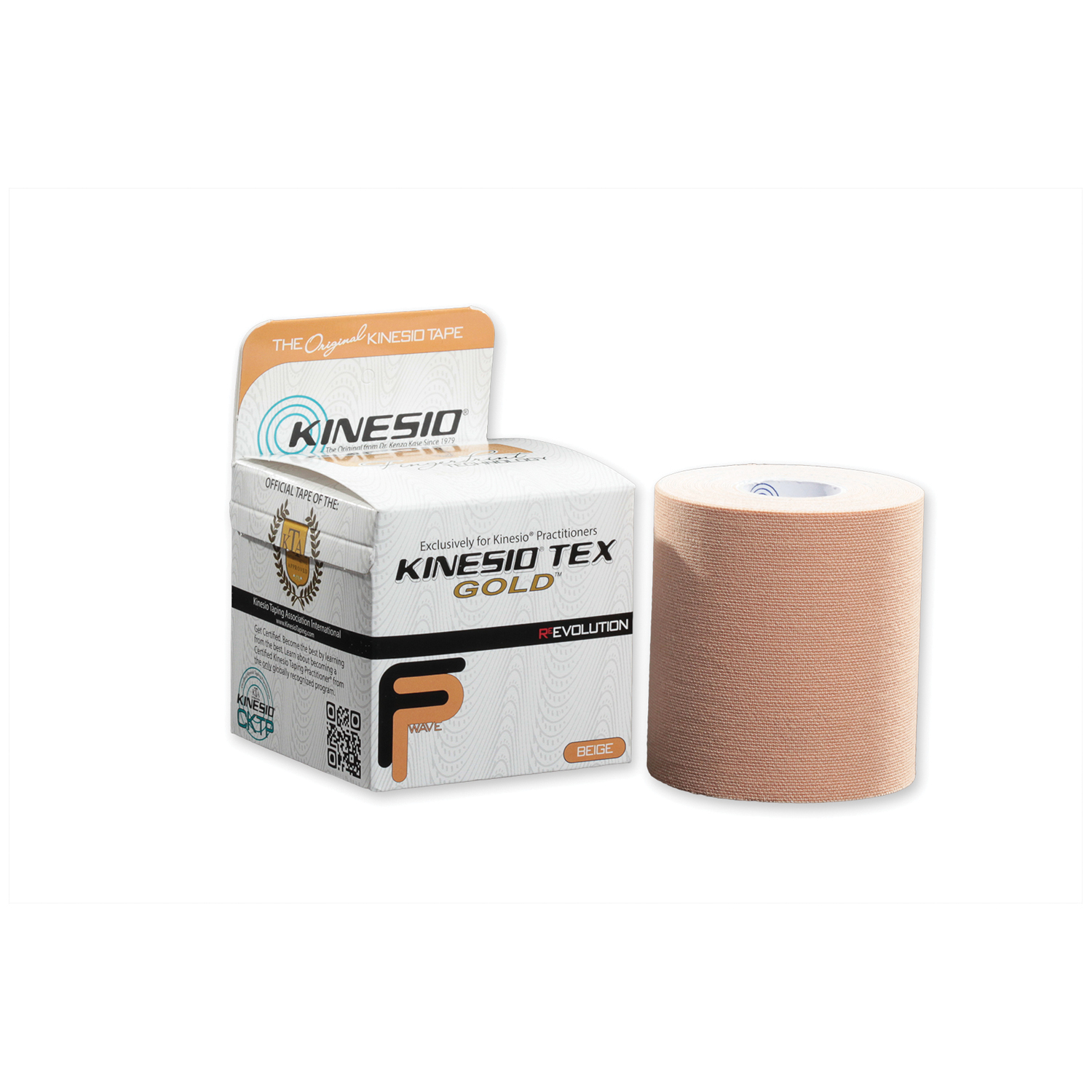 KINESIO TEX GOLD FP TAPE Gold FP Tape, 3" x 5½ yds, Beige, 4 rl/bx (Products cannot be sold on Amazon.com or any other 3rd party platform) (090306) Kinesio Holding Corporation GKT15034FP