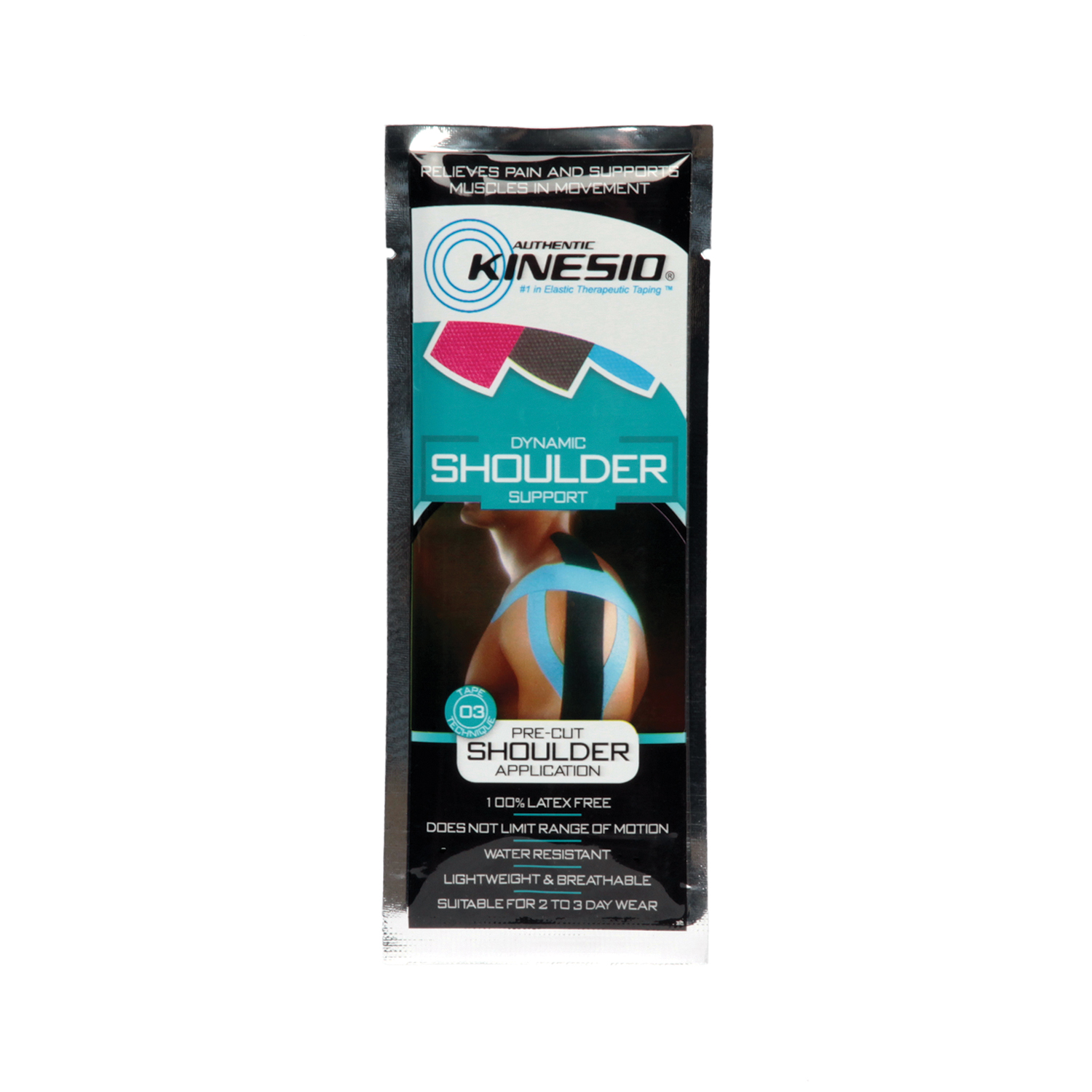 KINESIO TAPE PRE CUTS Shoulder Pre Cut, 20 app/bx  (Products cannot be sold on Amazon.com or any other 3rd party platform) (020800) Kinesio Holding Corporation PCS9903