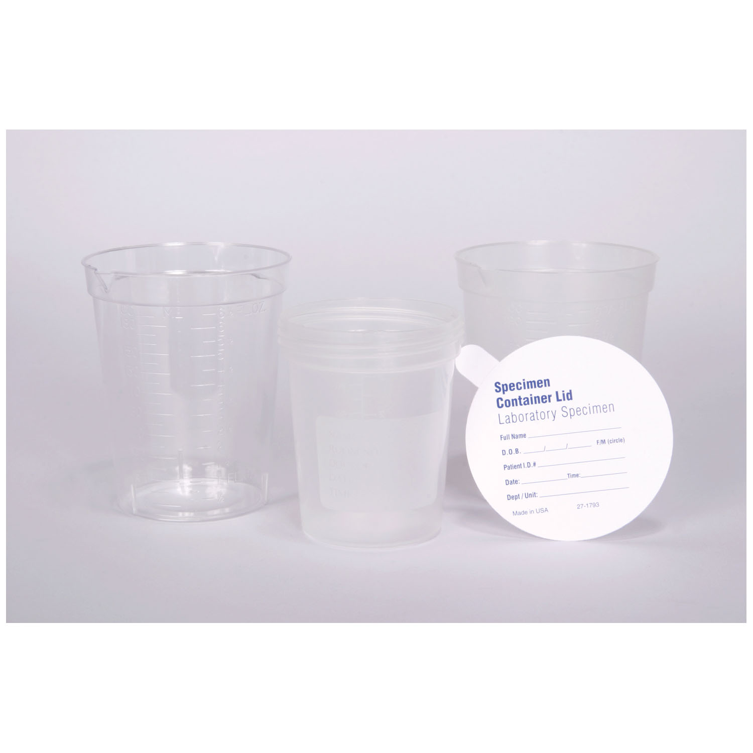 MEDEGEN NON-STERILE SPECIMEN CONTAINERS Specimen Container Only, 4 oz, 500/cs (45 cs/plt) Medegen Medical Products, LLC M4651