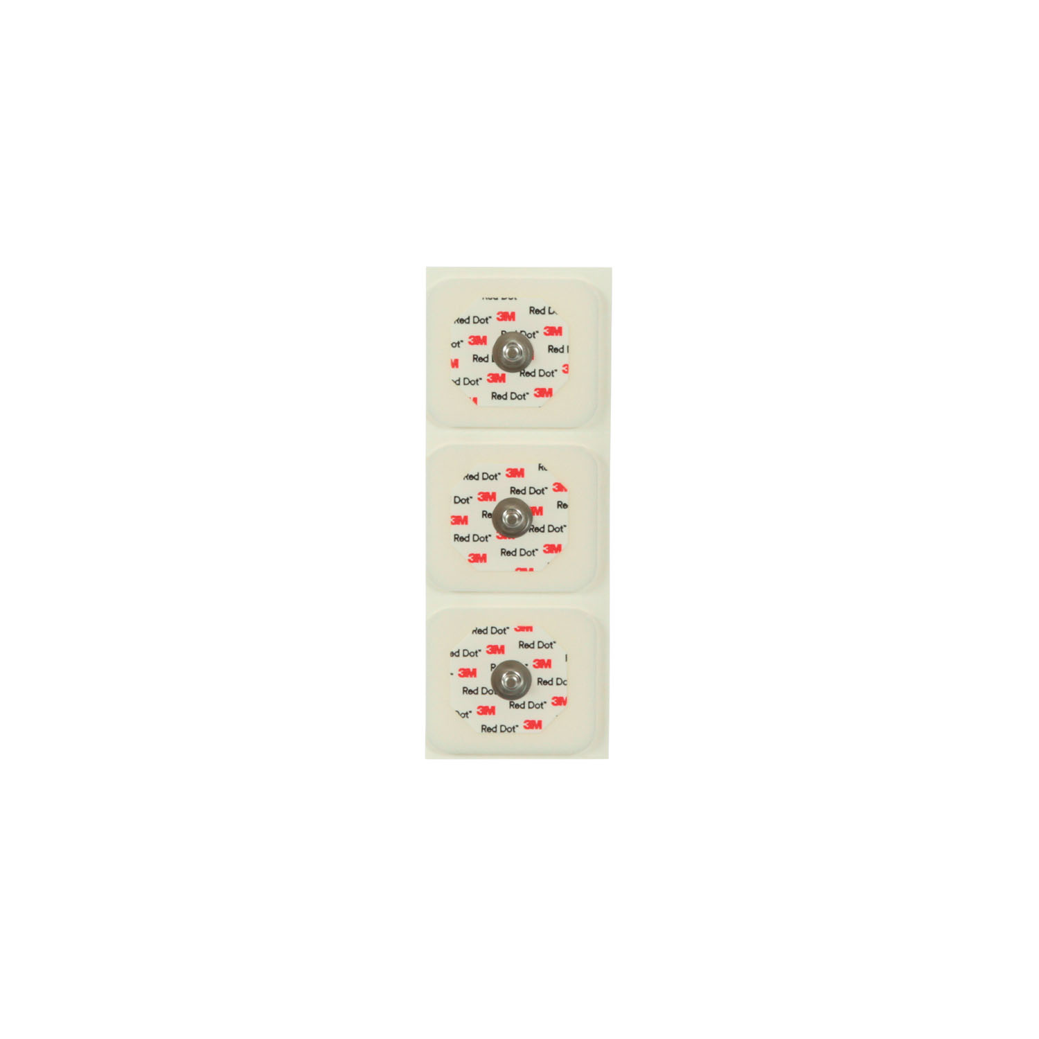 SOLVENTUM RED DOT™ MONITORING ELECTRODES WITH FOAM TAPE & STICKY GEL Monitoring Electrode, 1.60" x 1.36", Adult, Universal, Foam, Sticky Gel, Diaphoretic, 3/bg, 200 bg/cs (Continental US+HI Only) Solventum Corporation 2560-3