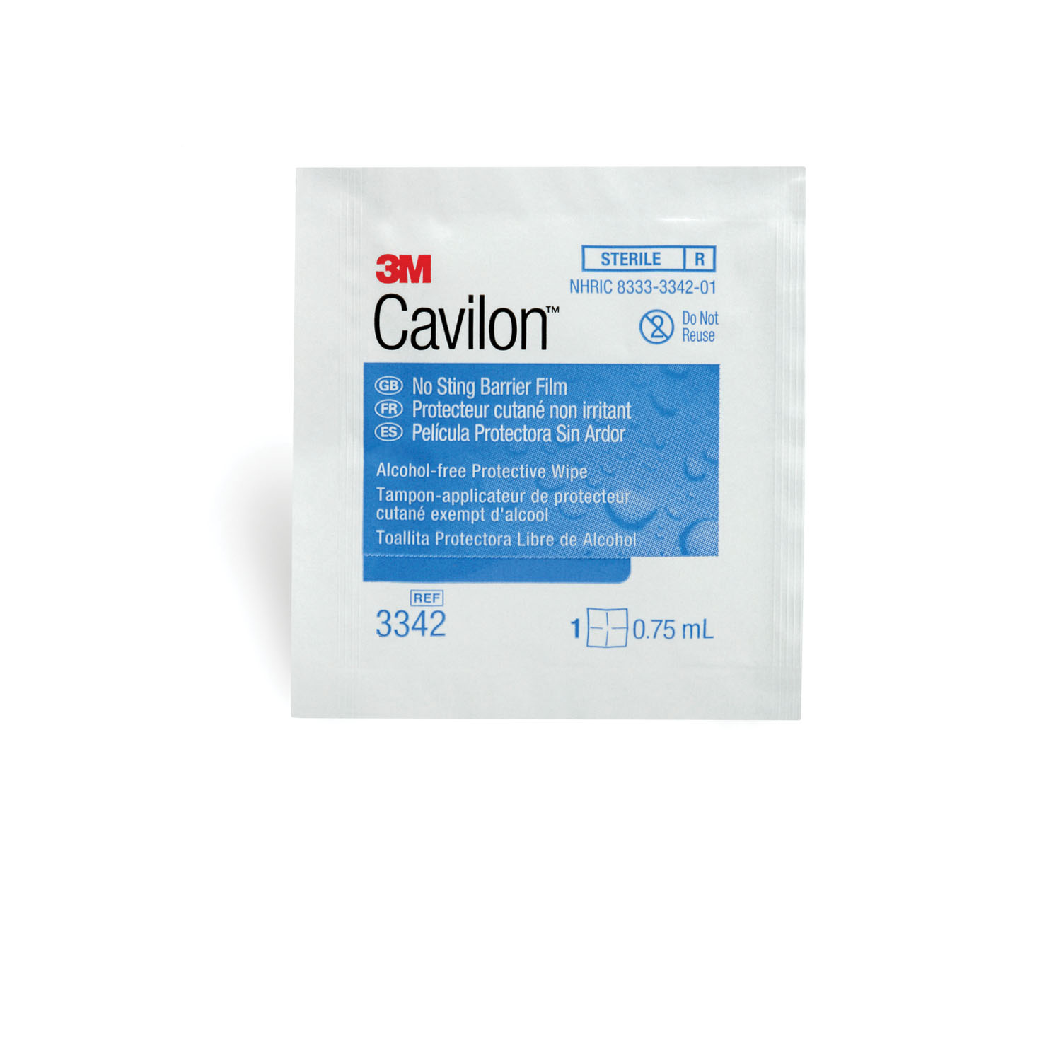 SOLVENTUM CAVILON™ NO-STING BARRIER FILM Wipes, 0.75mL, 50/bx, 8 bx/cs (Continental US+HI Only) Solventum Corporation 3342