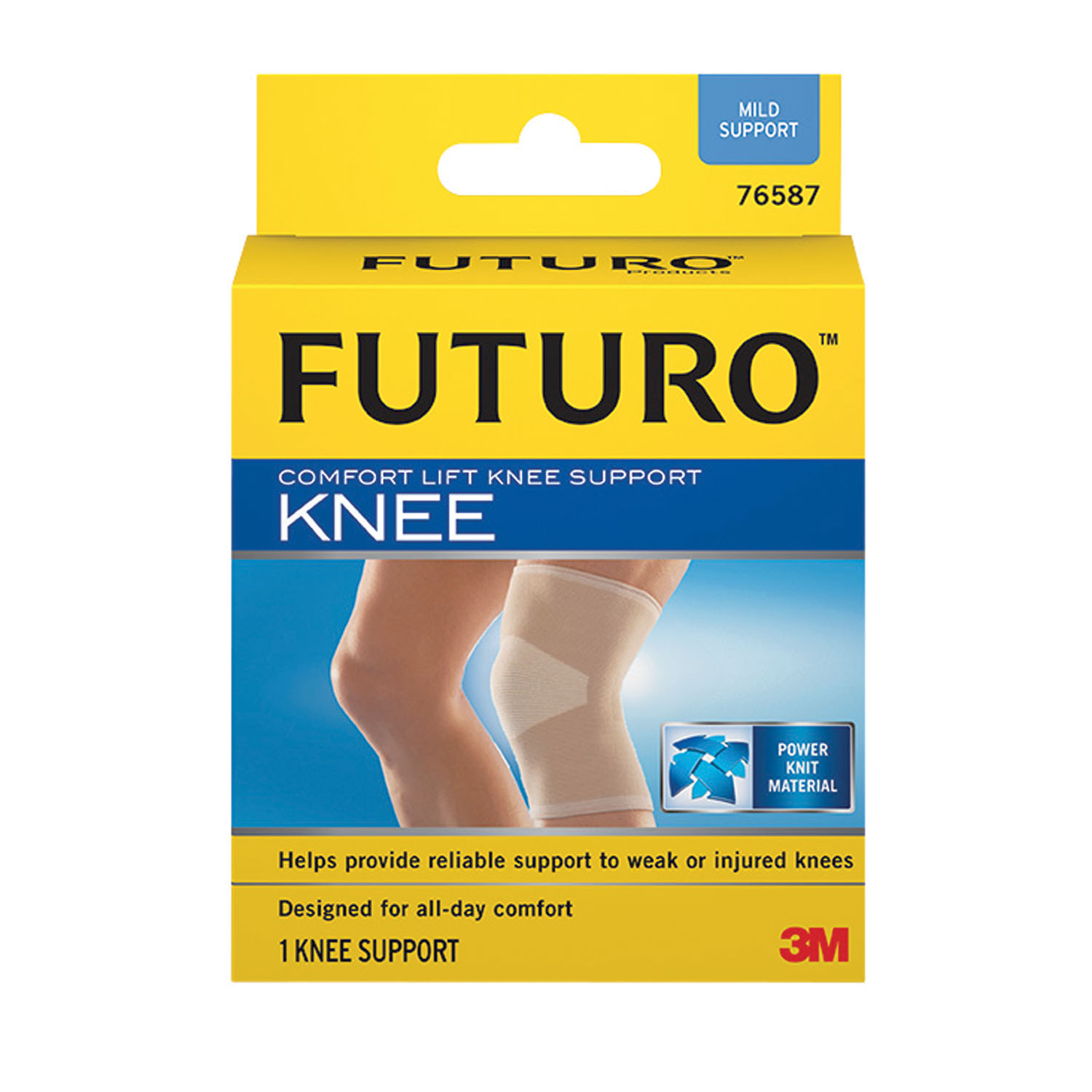 SOLVENTUM FUTURO™ COMFORT LIFT SUPPORTS Knee Support, Medium, 3/pk, 4 pk/cs (Continental US+HI Only) (To Be DISCONTINUED) Solventum Corporation 76587EN
