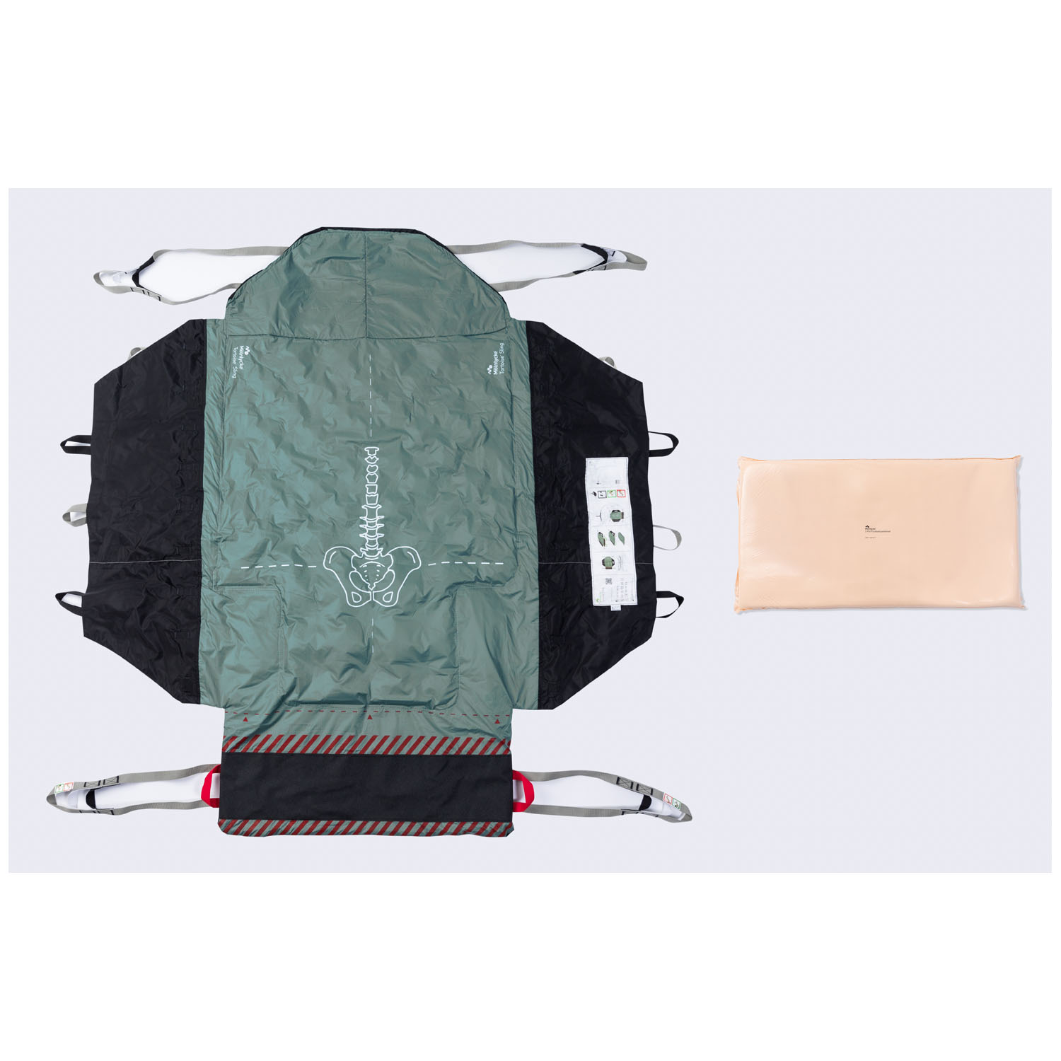 MOLNLYCKE TORTOISE® SLING SYSTEM Tortoise® Sling System, Bariatric, Includes PAD and Positioner, 1/cs (US Only) Molnlycke Health Care US, LLC 1400806
