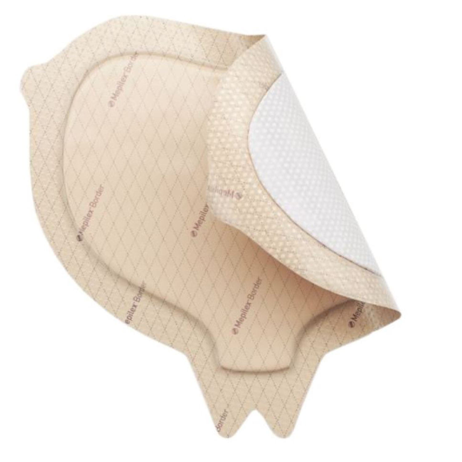 MOLNLYCKE WOUND DRESSING - MEPILEX® BORDER SACRUM® Border Foam Sacrum Dressing, 8.7” x 9.8” (22 x 25cm), Self-Adherent Soft Silicone, 10/bx, 4bx/cs (US Only) Molnlycke Health Care US, LLC 282455