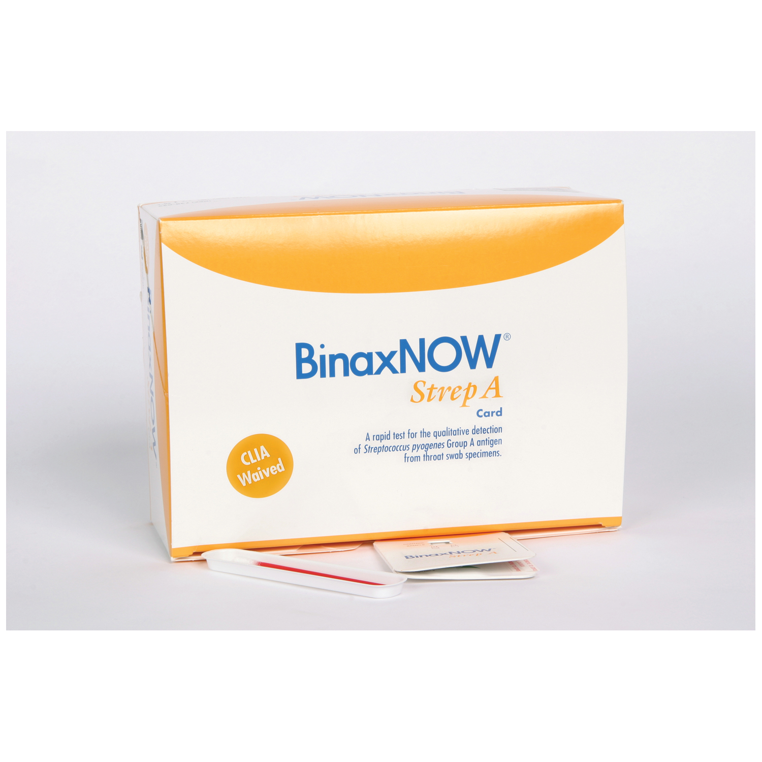 ALERE POC BINAXNOW® STREP A Strep A Test Kit, Results in 5 Minutes, 25 test/kit (Continental US+HI Only) Abbott Point Of Care 730-025