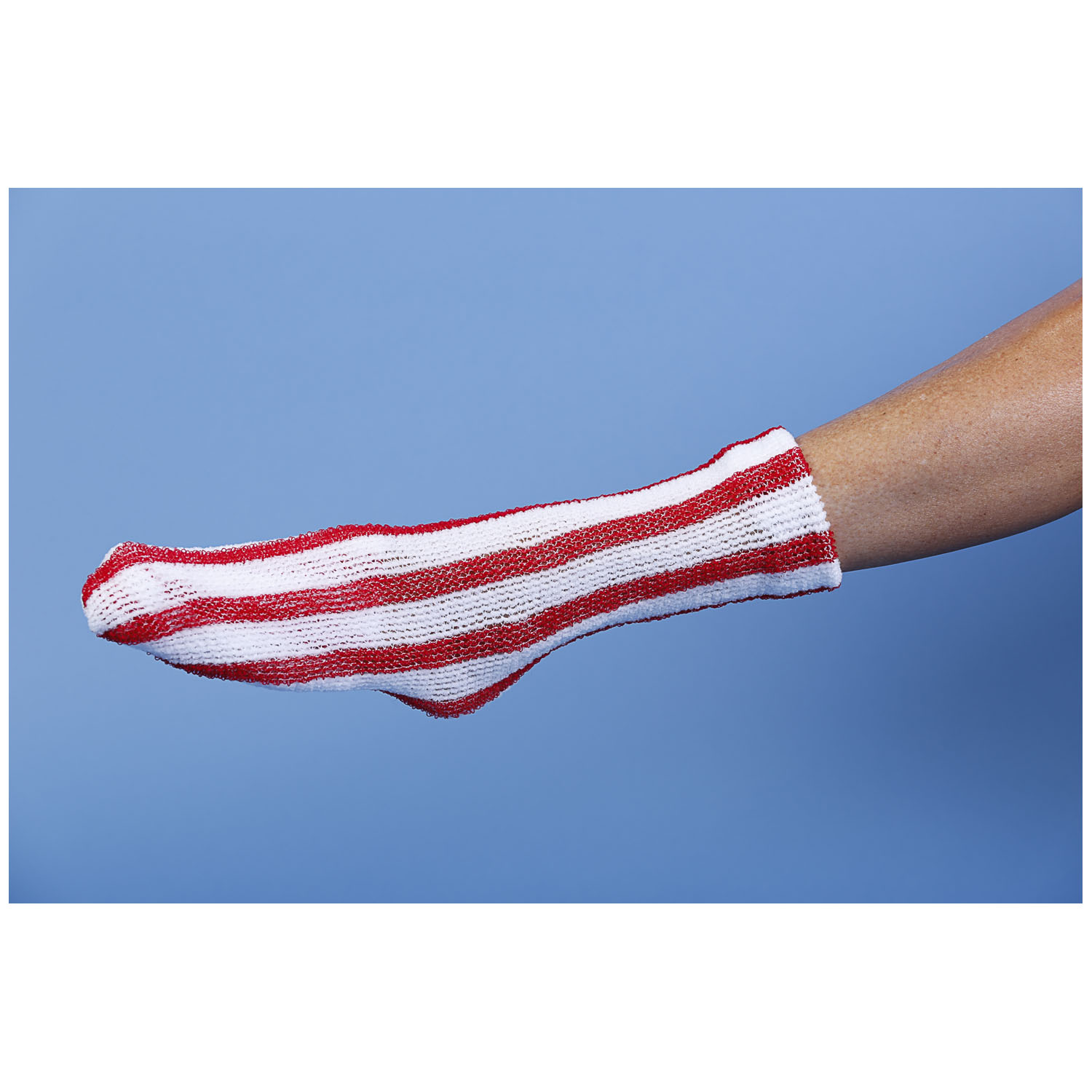 MEDI-TECH INTERNATIONAL SURGI-COLOR GUARD™ PATIENT SAFETY Surgi-Color Guard™ Patient Safety Elastic Net Retainer, Latex-Free, 25yds Stretched, Red/White, Size 8, Stretches To 40” Circumference Medi-Tech International Corp MTSCGR08