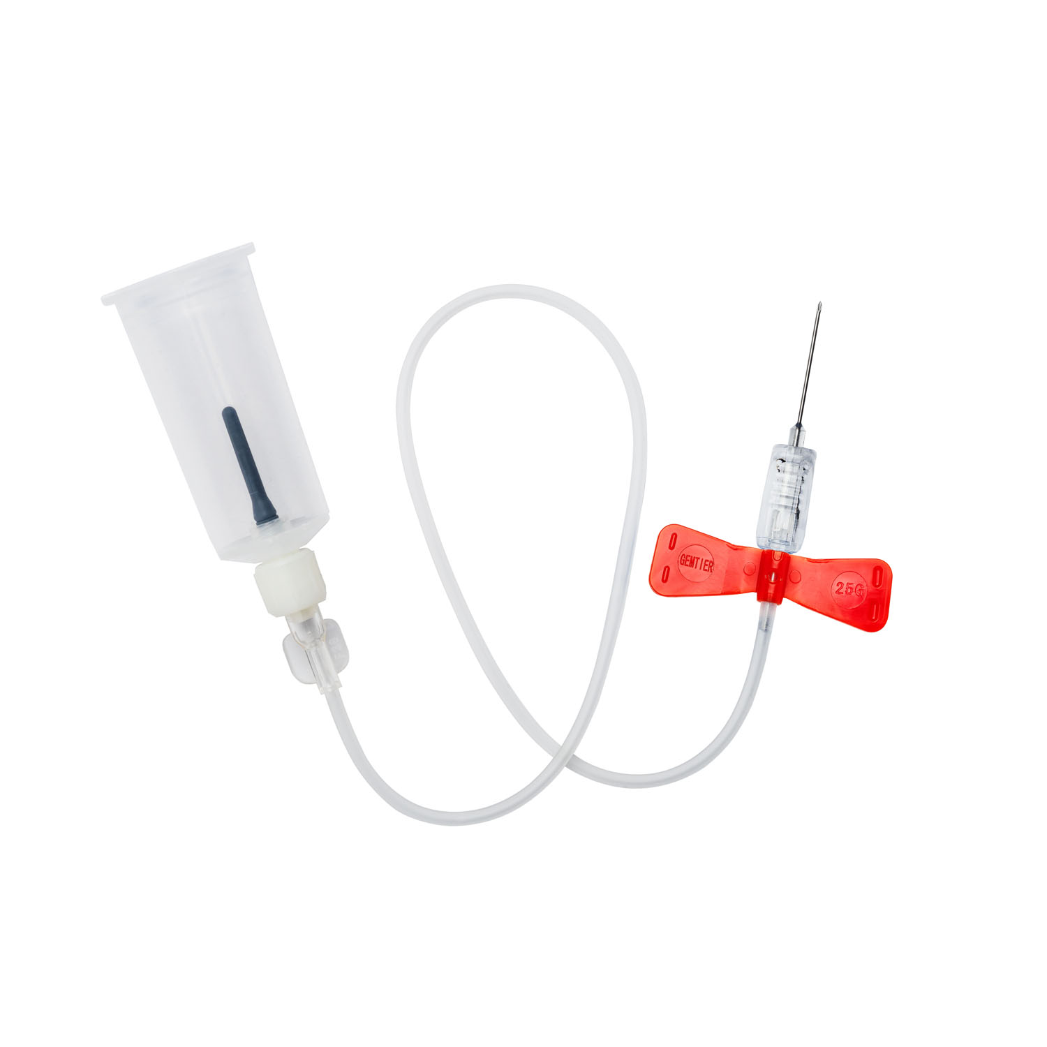 MYCO RELI® SAFETY BLOOD COLLECTION Safety Blood Collection Kit, 21G x ¾", 3.9" Tube Orange, with Tube Holder, Latex-Free (LF), Sterile, 50/bx (US Only) Myco Medical GSBCS25G-3T