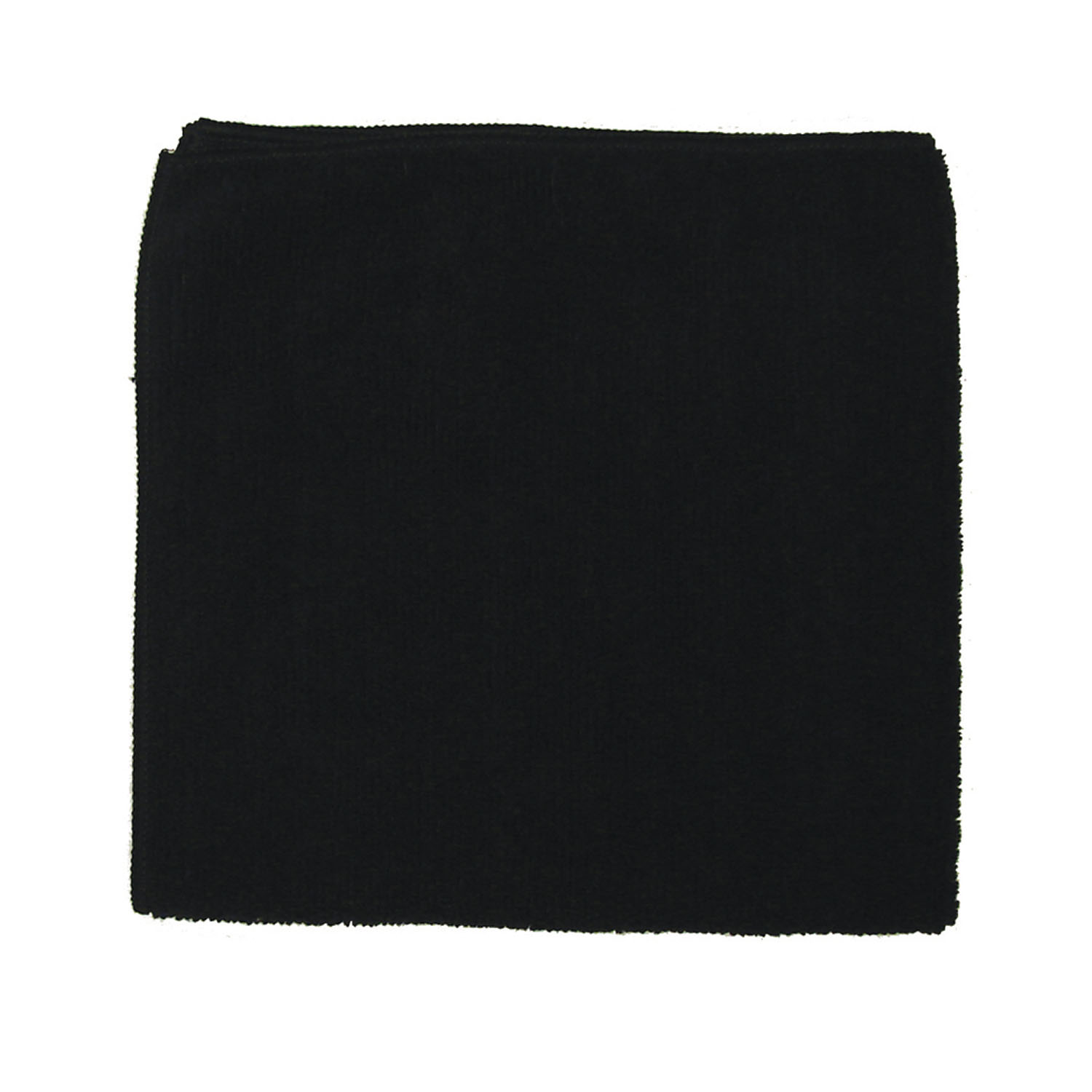 PRO ADVANTAGE® TOWELS AND CLOTHS Microfiber Towel, Black, 300 GSM, 16" x 16",  (DROP SHIP ONLY from Golden Star, Inc. - $100 minimum order for prepaid freight outside the continental U.S., $100 dollar minimum order inside the continental U.S.) Pro Advantage P124816