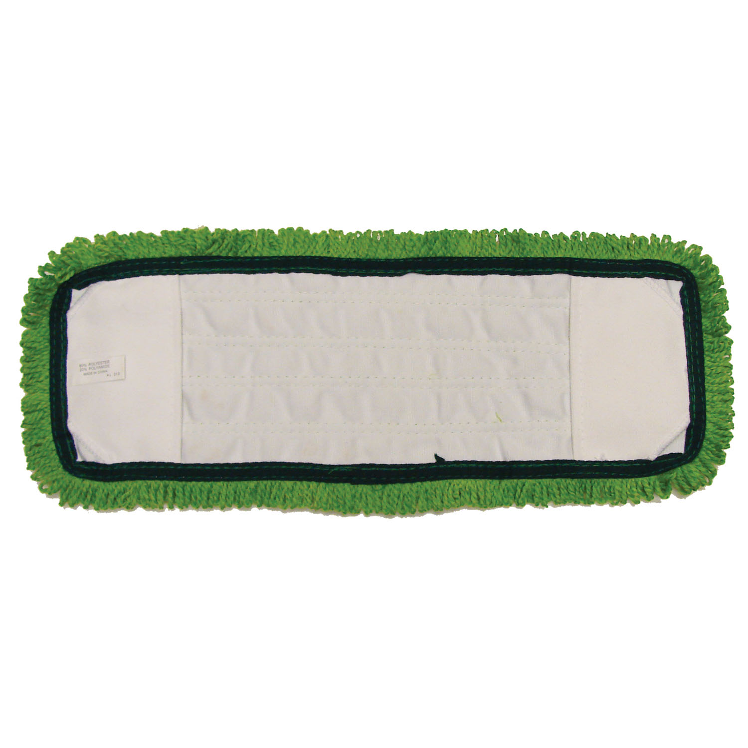 PRO ADVANTAGE® WET AND FINISH MOPS Mop Pad, Ultra Looped-End Microfiber, Pocket Style, Green, 5" x 18", (DROP SHIP ONLY from Golden Star, Inc. - $100 minimum order for prepaid freight outside the Continental U.S., $100 dollar minimum order inside the Continental U.S.) Pro Advantage P126218